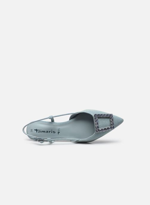 Ballerines Tamaris 29403-42 Bleu vue gauche