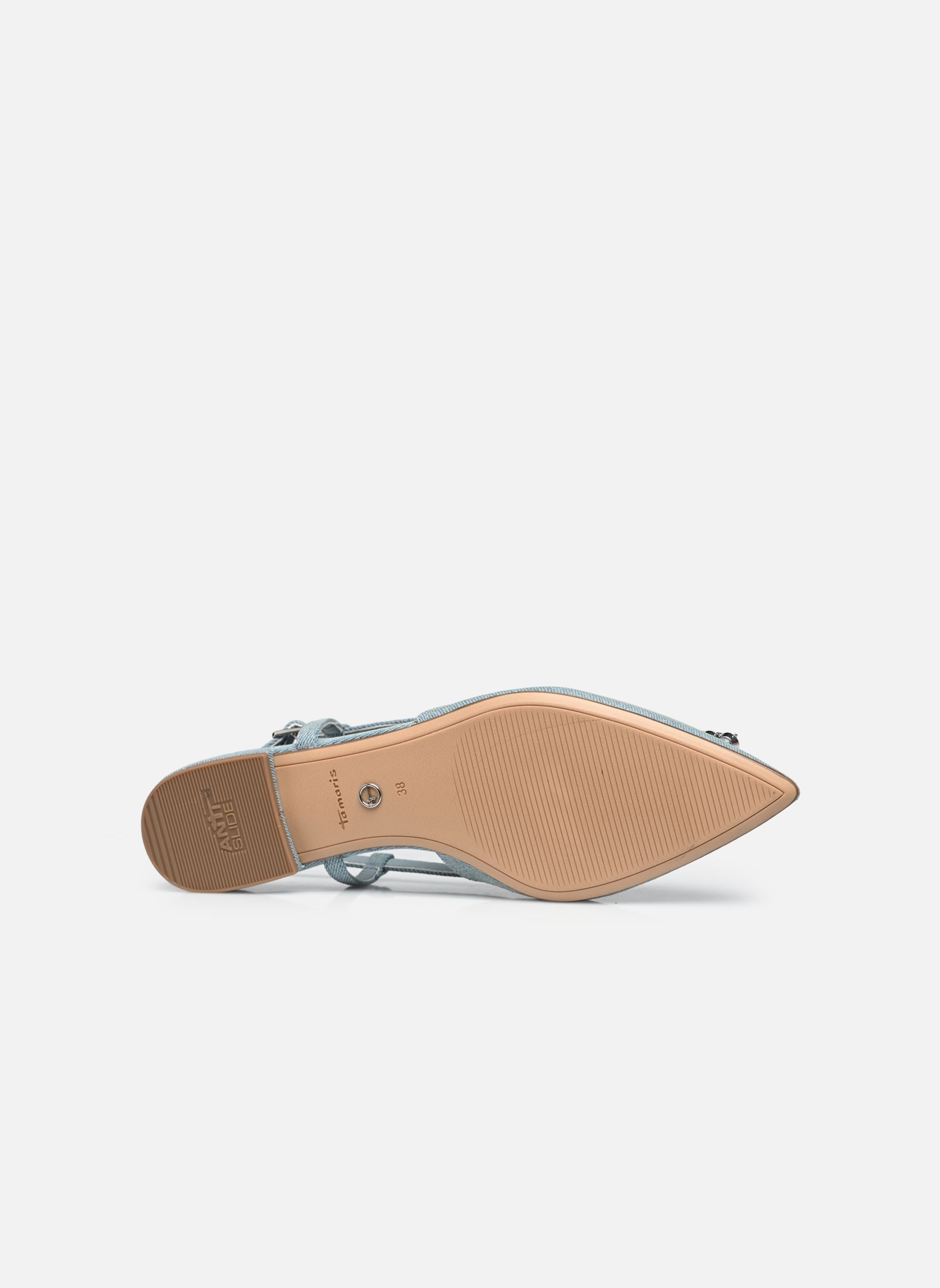 Ballerines Tamaris 29403-42 Bleu vue haut
