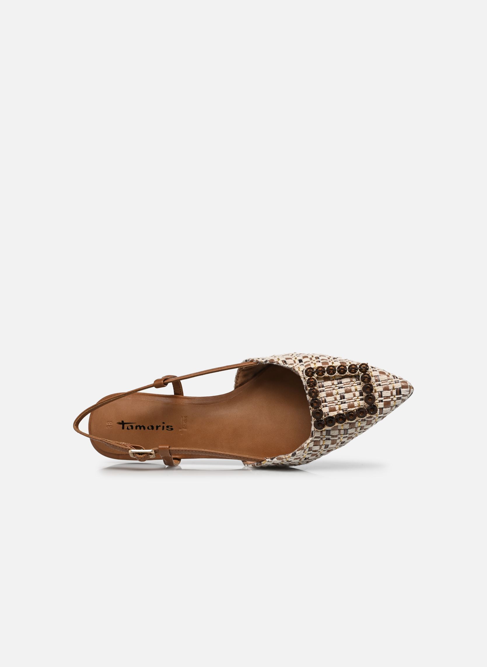 Slingback pumps 29403-42 dames beige Tamaris Slingback pumps 29403-42 dames beige NATURE COMB