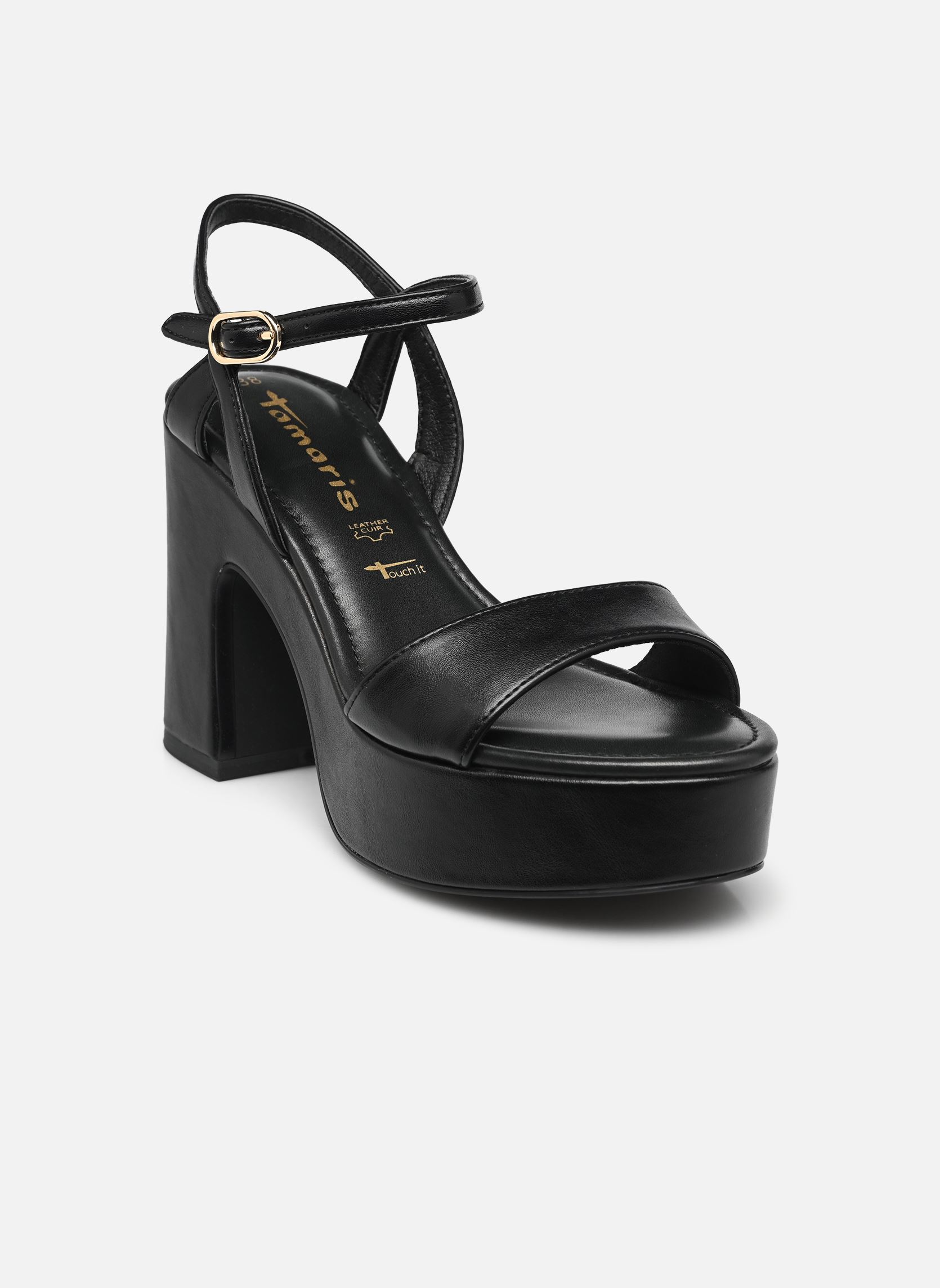Sandalen 28062-42 damen schwarz Tamaris Sandalen 28062-42 damen schwarz BLACK MATT