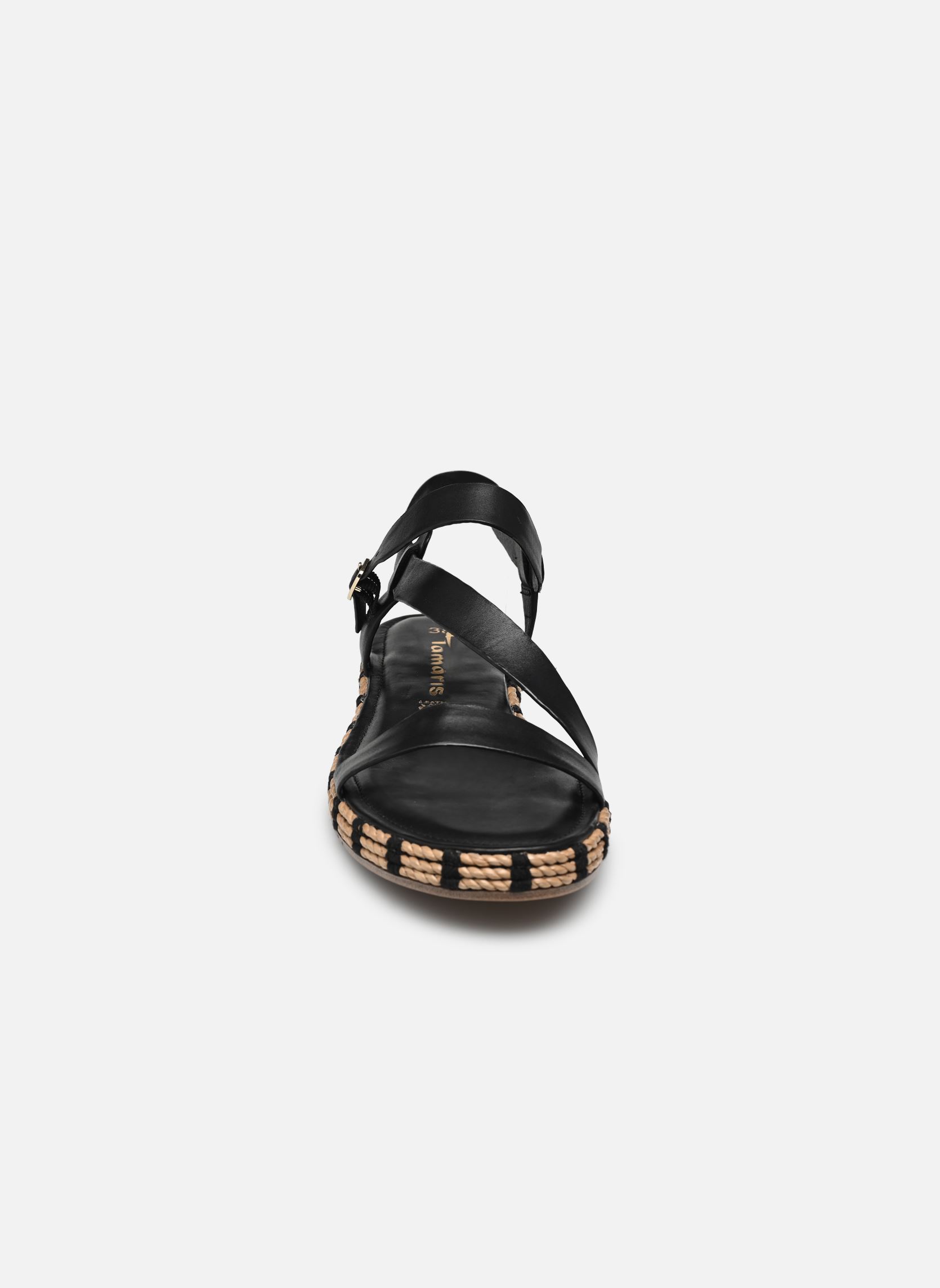 Sandales plates 28131-42 femme noir Tamaris Sandales plates 28131-42 femme noir BLACK