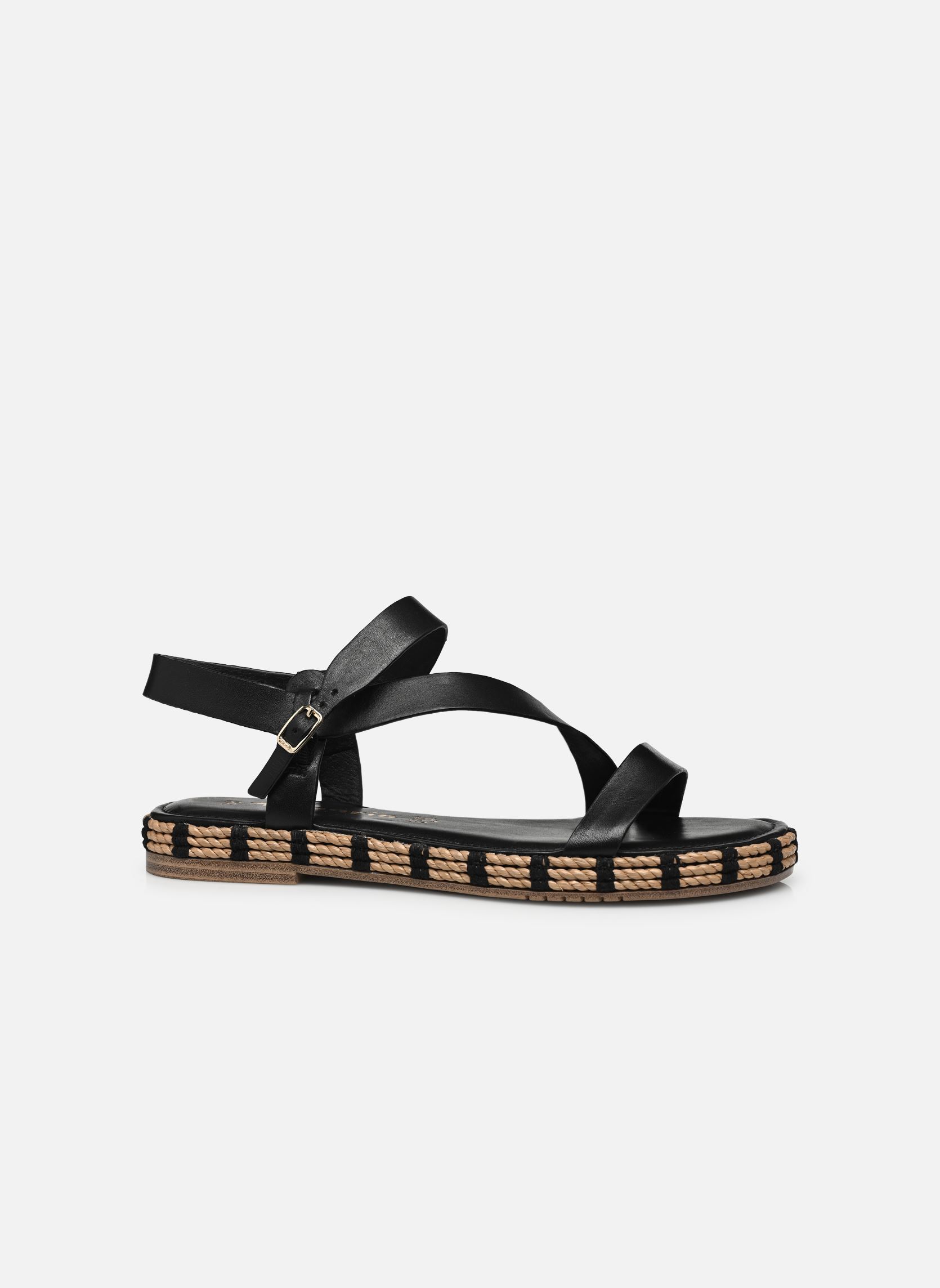Sandales plates 28131-42 femme noir Tamaris Sandales plates 28131-42 femme noir BLACK