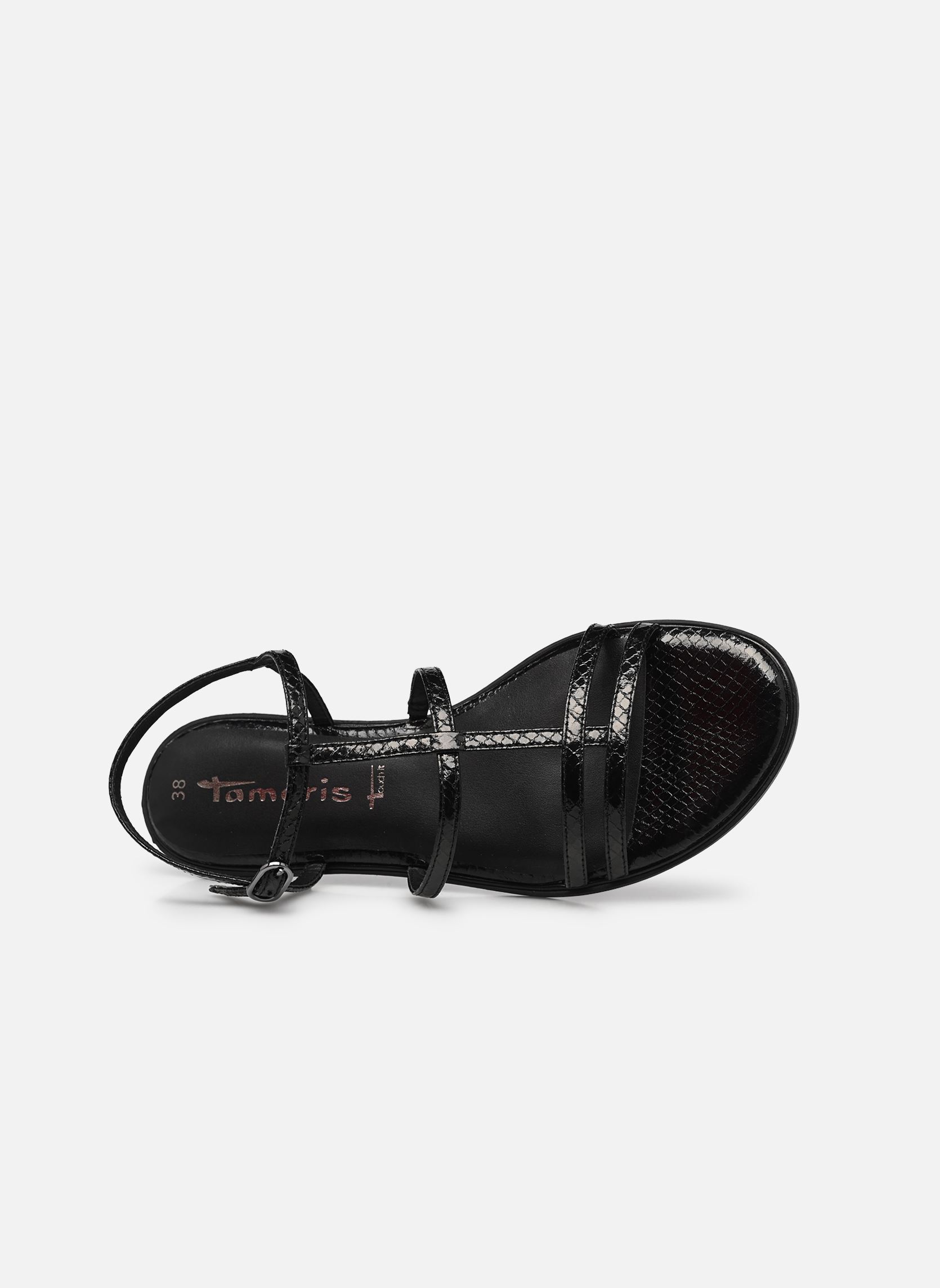 Sandales plates 28158-42 femme noir Tamaris Sandales plates 28158-42 femme noir BLACK