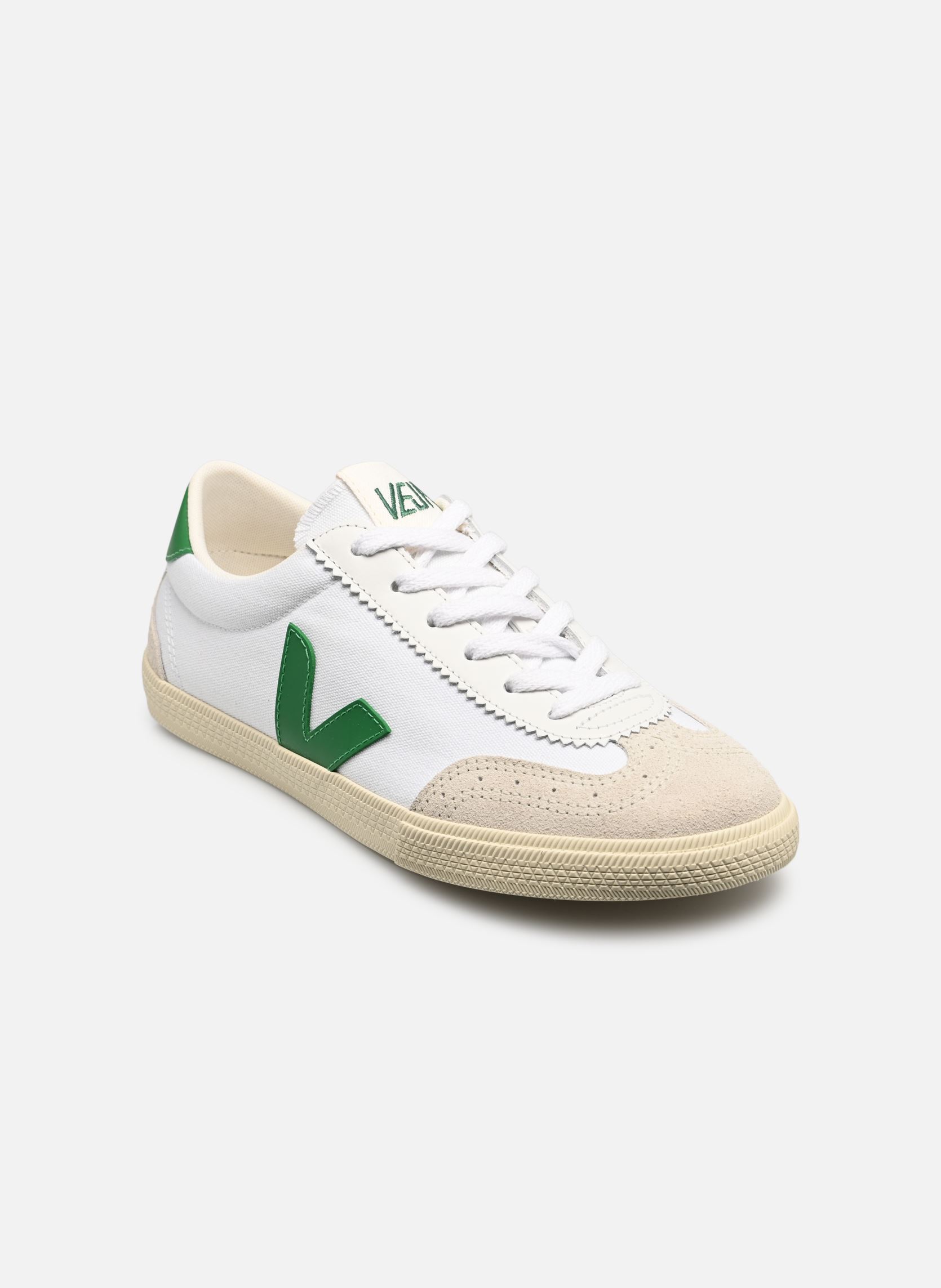 Niedrige Sneaker VOLLEY CANVAS weiß Veja Niedrige Sneaker VOLLEY CANVAS weiß WHITE EMERAUDE