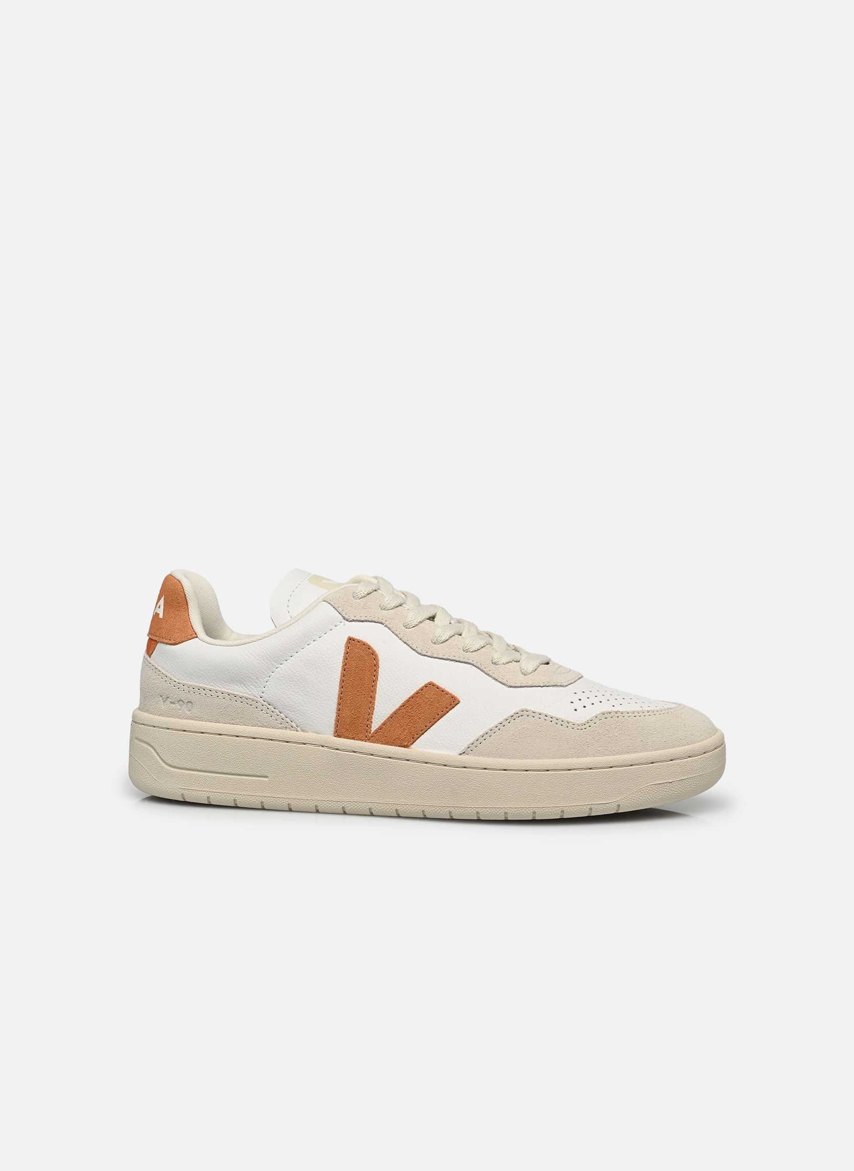 Baskets V-90 O.T. LEATHER M homme blanc Veja Baskets V-90 O.T. LEATHER M homme blanc EXTRA-WHITE_UMBER