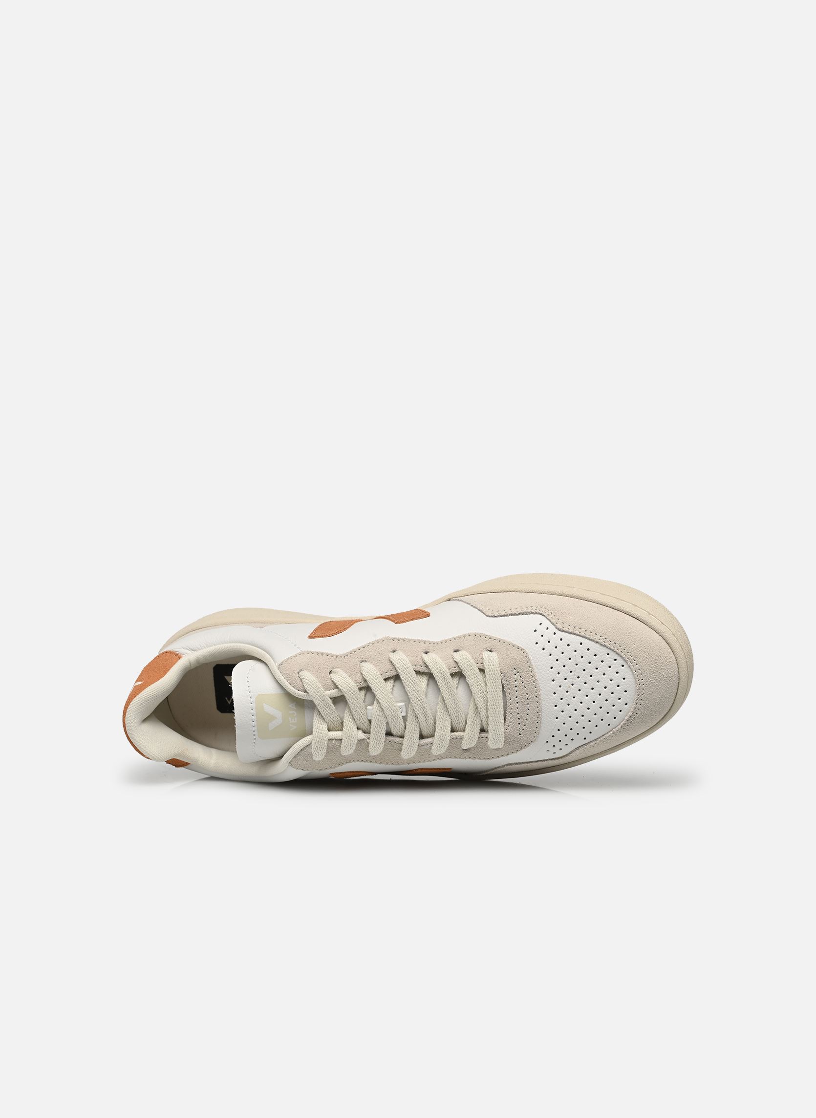 Baskets V-90 O.T. LEATHER M homme blanc Veja Baskets V-90 O.T. LEATHER M homme blanc EXTRA-WHITE_UMBER
