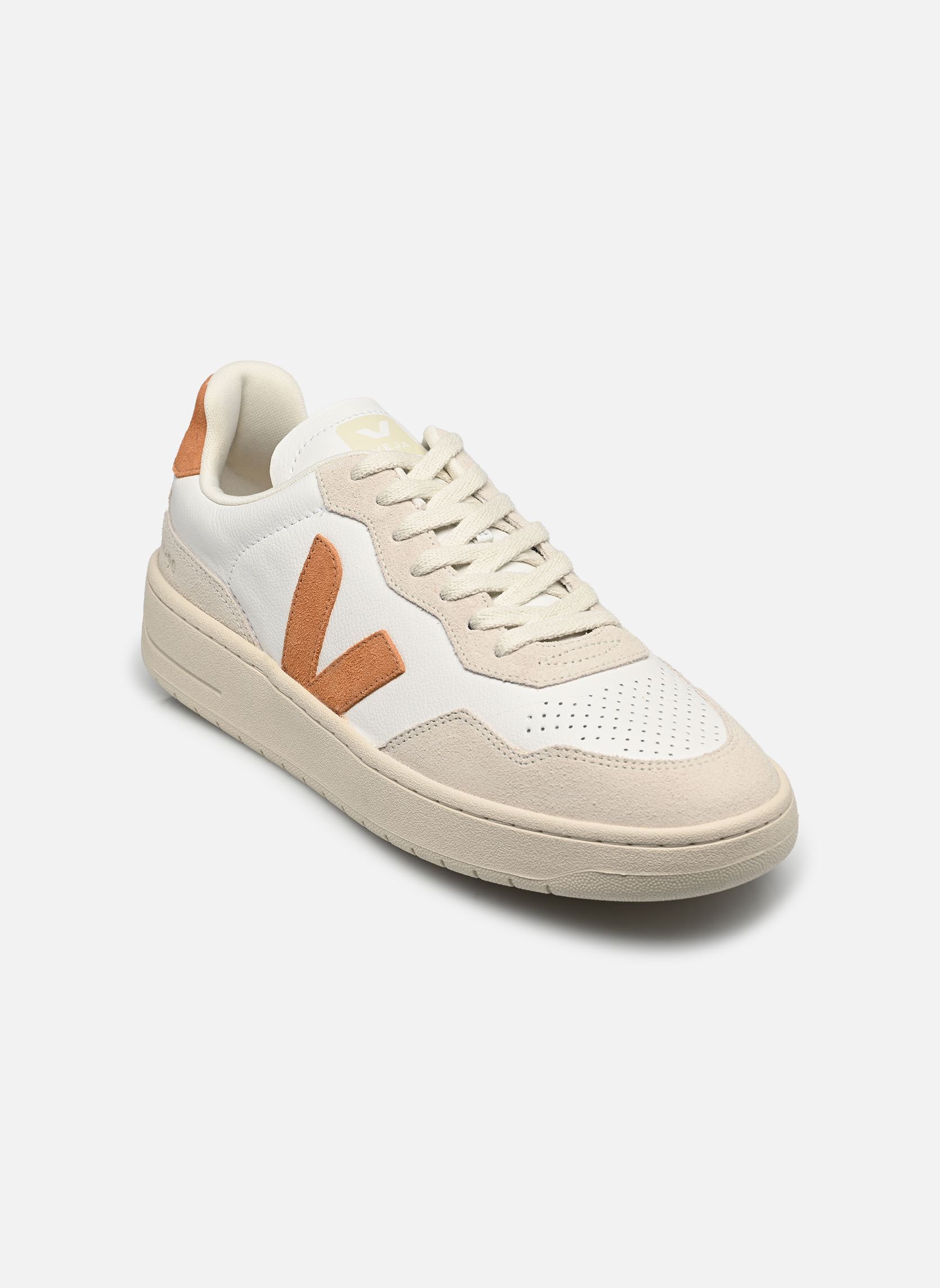 Baskets V-90 O.T. LEATHER M homme blanc Veja Baskets V-90 O.T. LEATHER M homme blanc EXTRA-WHITE_UMBER