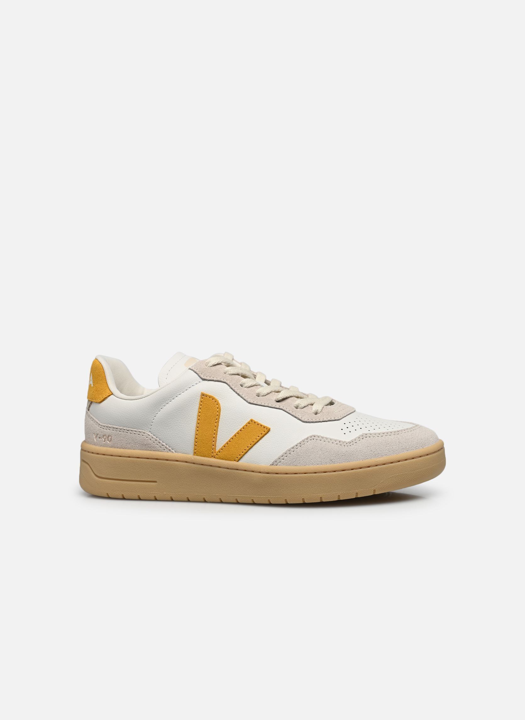 Lage sneakers V-90 O.T. LEATHER M heren geel Veja Lage sneakers V-90 O.T. LEATHER M heren geel EXTRA-WHITE_TOSCANE_NATURAL