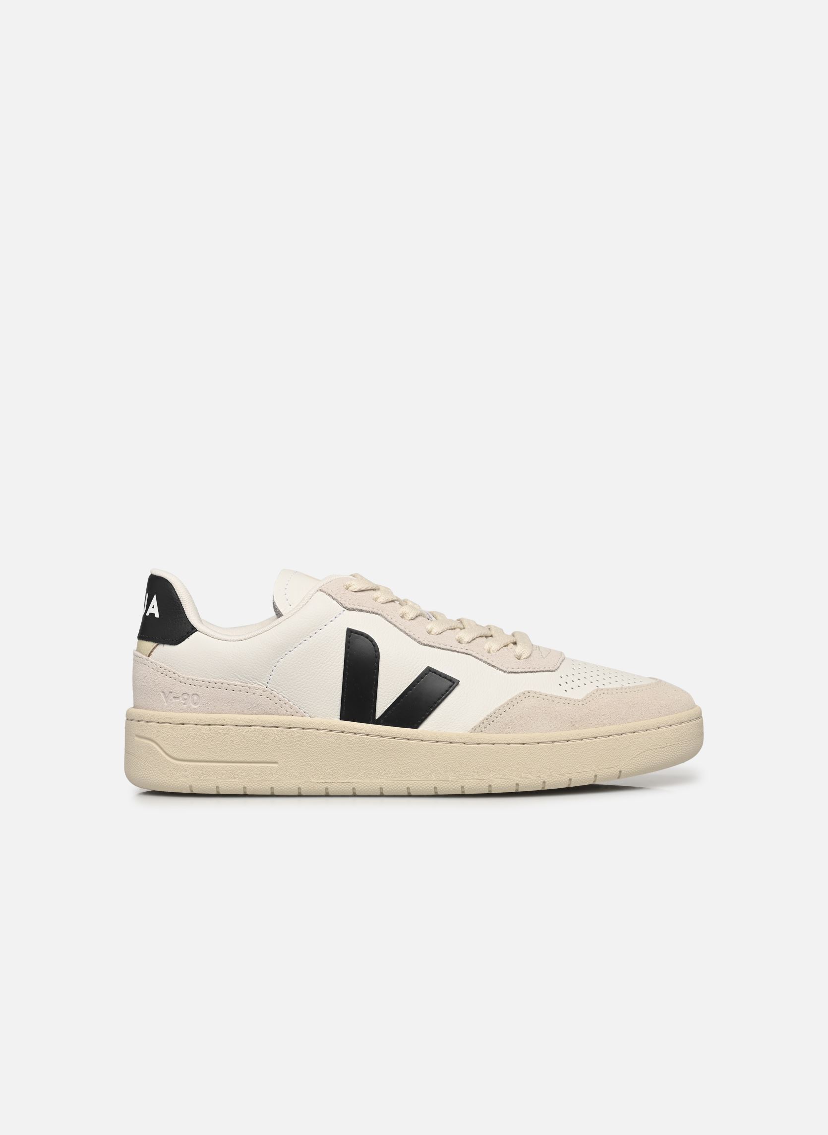 Sneaker V-90 O.T. LEATHER M herren weiß Veja Sneaker V-90 O.T. LEATHER M herren weiß WHITE_BLACK