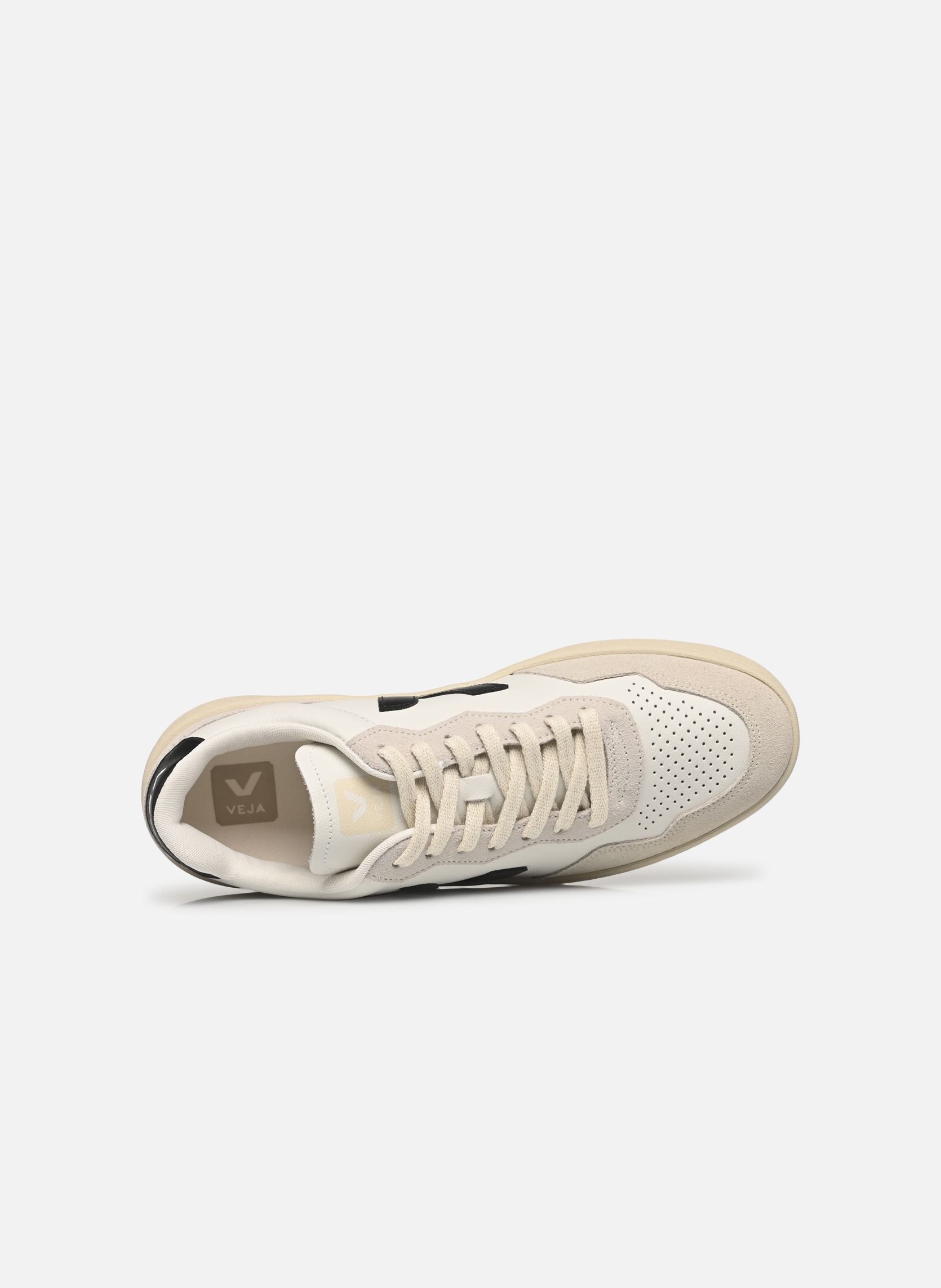 Sneaker V-90 O.T. LEATHER M herren weiß Veja Sneaker V-90 O.T. LEATHER M herren weiß WHITE_BLACK