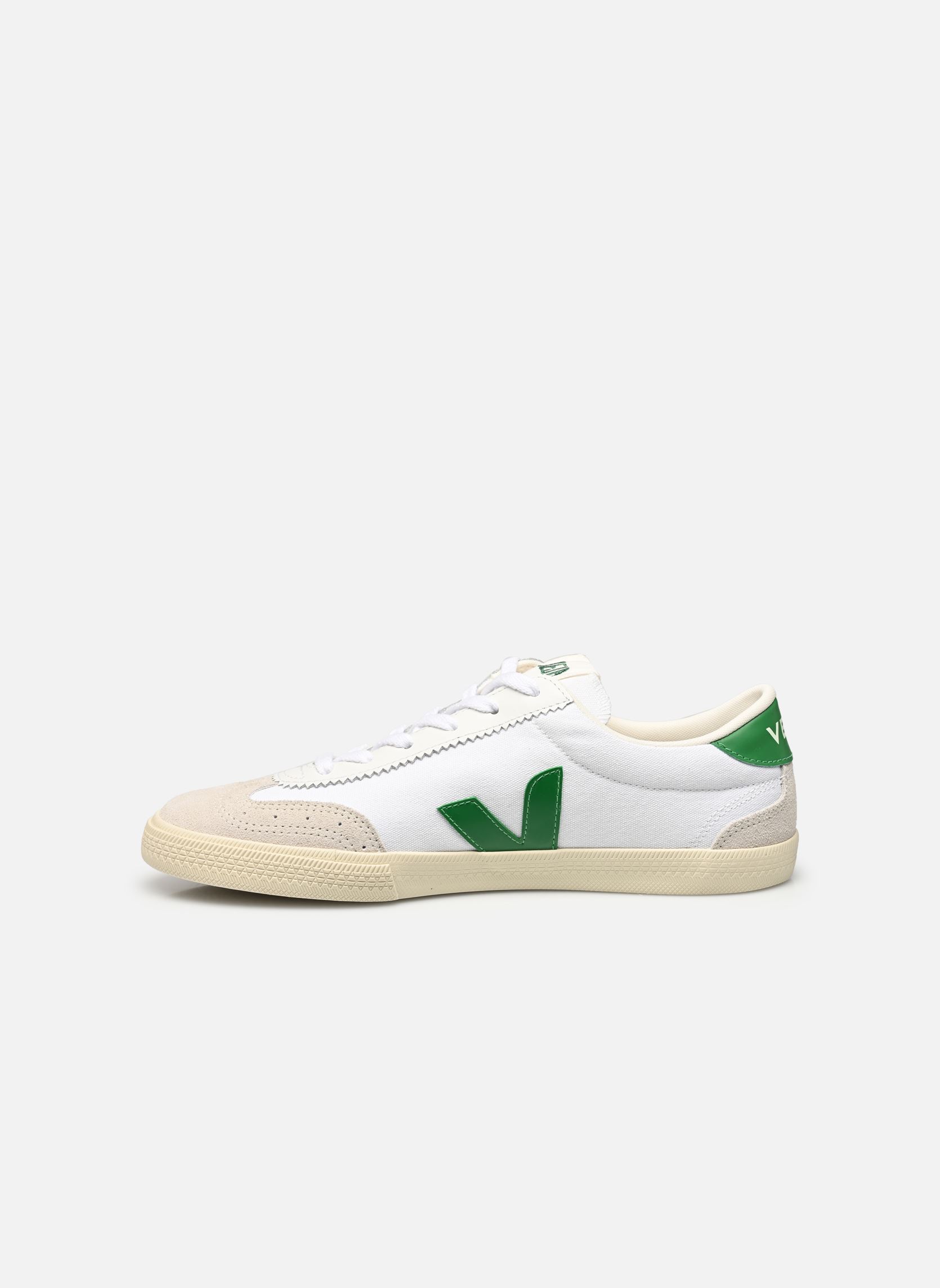 Baskets toile VOLLEY CANVAS M homme blanc Veja Baskets toile VOLLEY CANVAS M homme blanc WHITE EMERAUDE