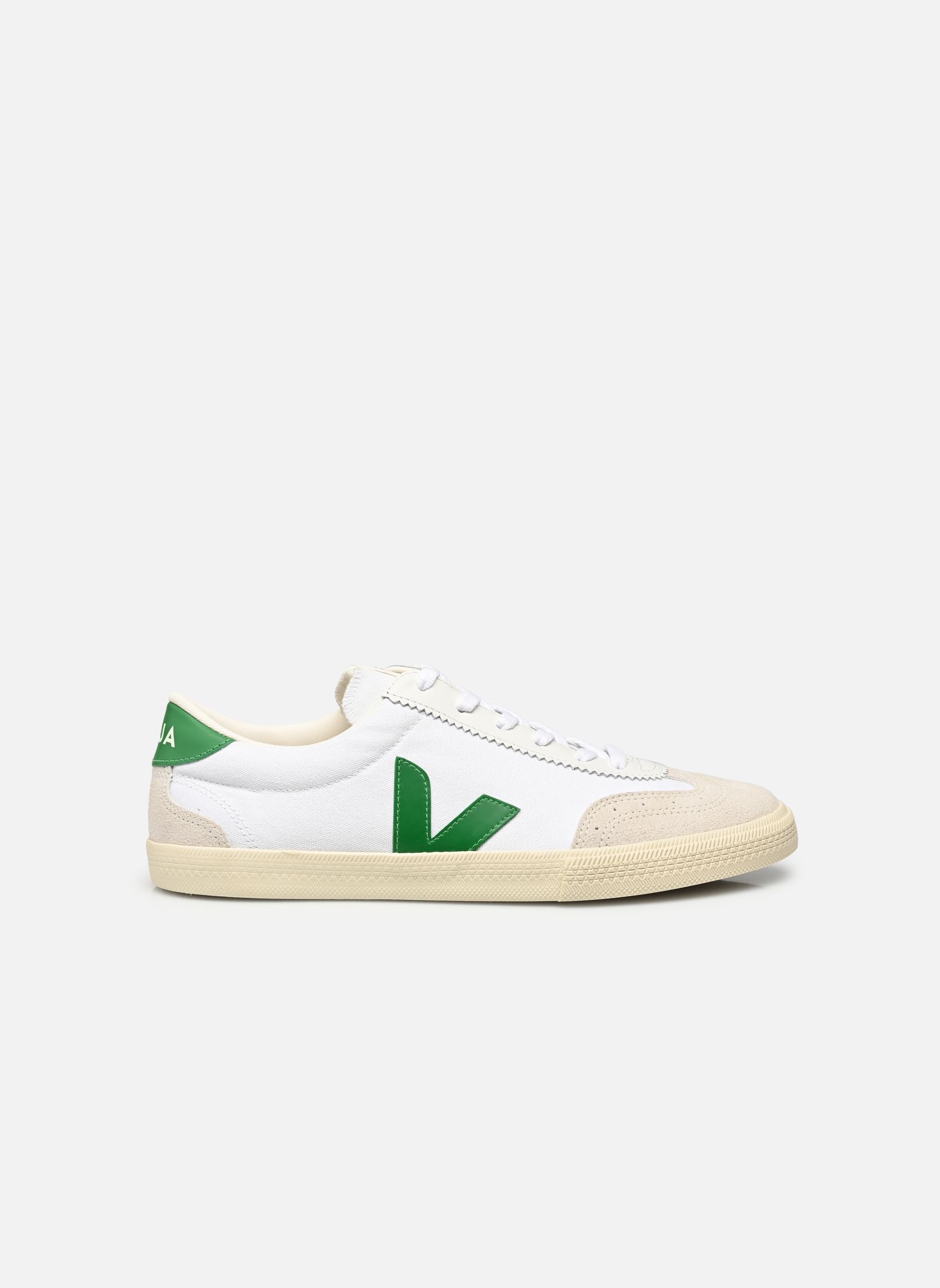 Baskets toile VOLLEY CANVAS M homme blanc Veja Baskets toile VOLLEY CANVAS M homme blanc WHITE EMERAUDE