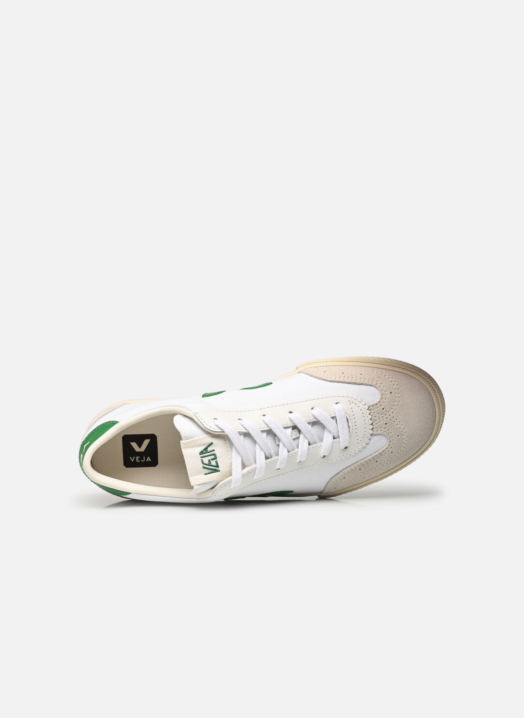 Baskets toile VOLLEY CANVAS M homme blanc Veja Baskets toile VOLLEY CANVAS M homme blanc WHITE EMERAUDE