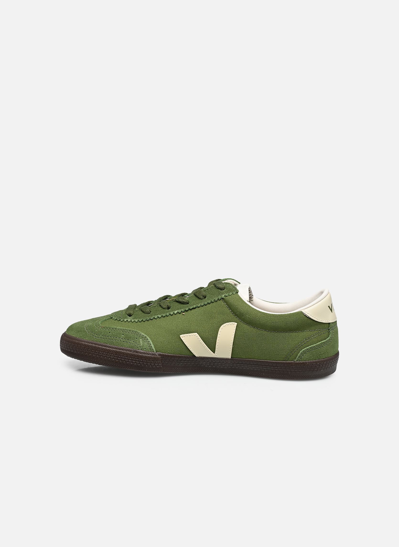 Baskets toile VOLLEY CANVAS M homme vert Veja Baskets toile VOLLEY CANVAS M homme vert MILITAR_PIERRE_EAGLE