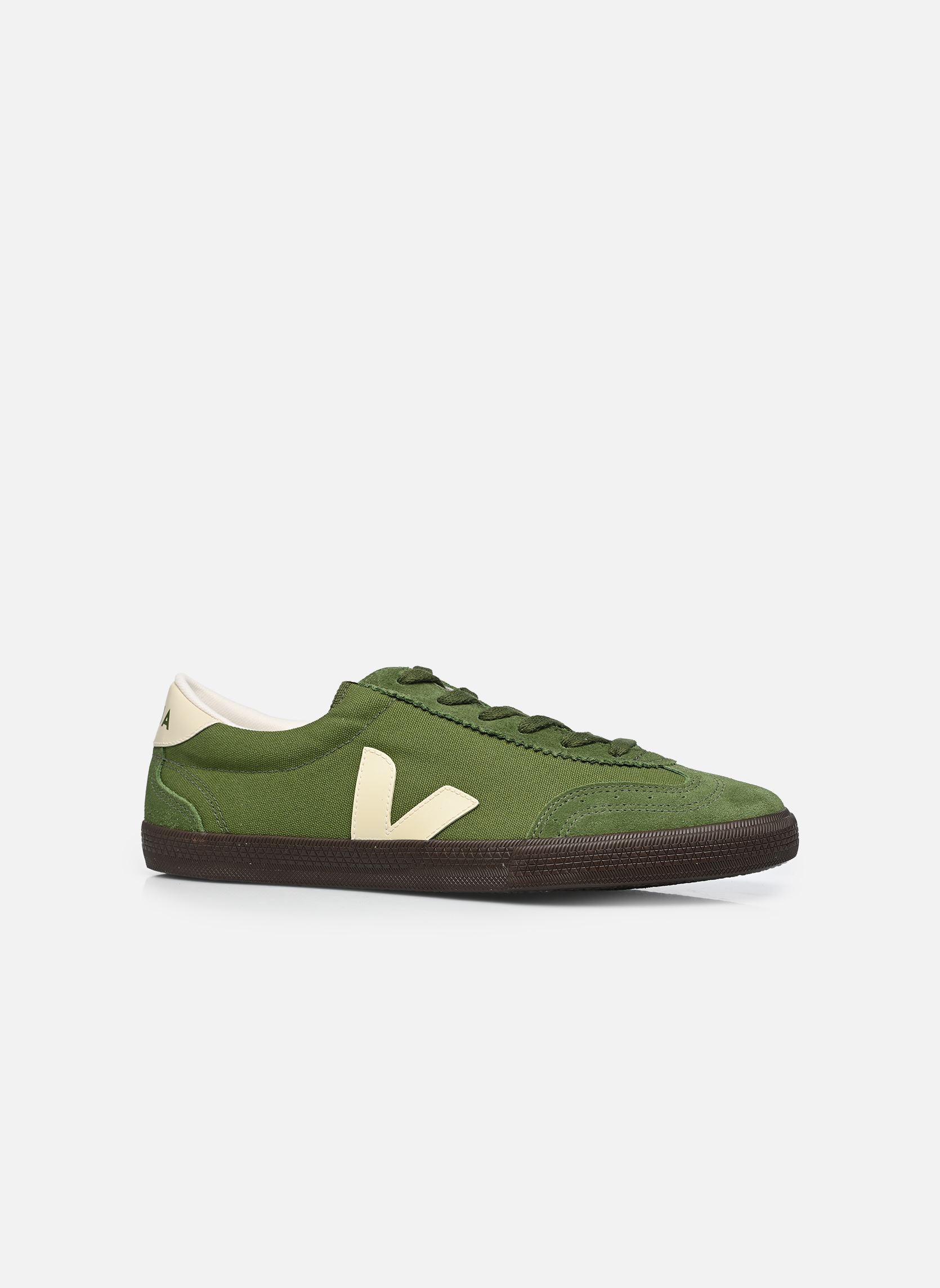 Baskets toile VOLLEY CANVAS M homme vert Veja Baskets toile VOLLEY CANVAS M homme vert MILITAR_PIERRE_EAGLE