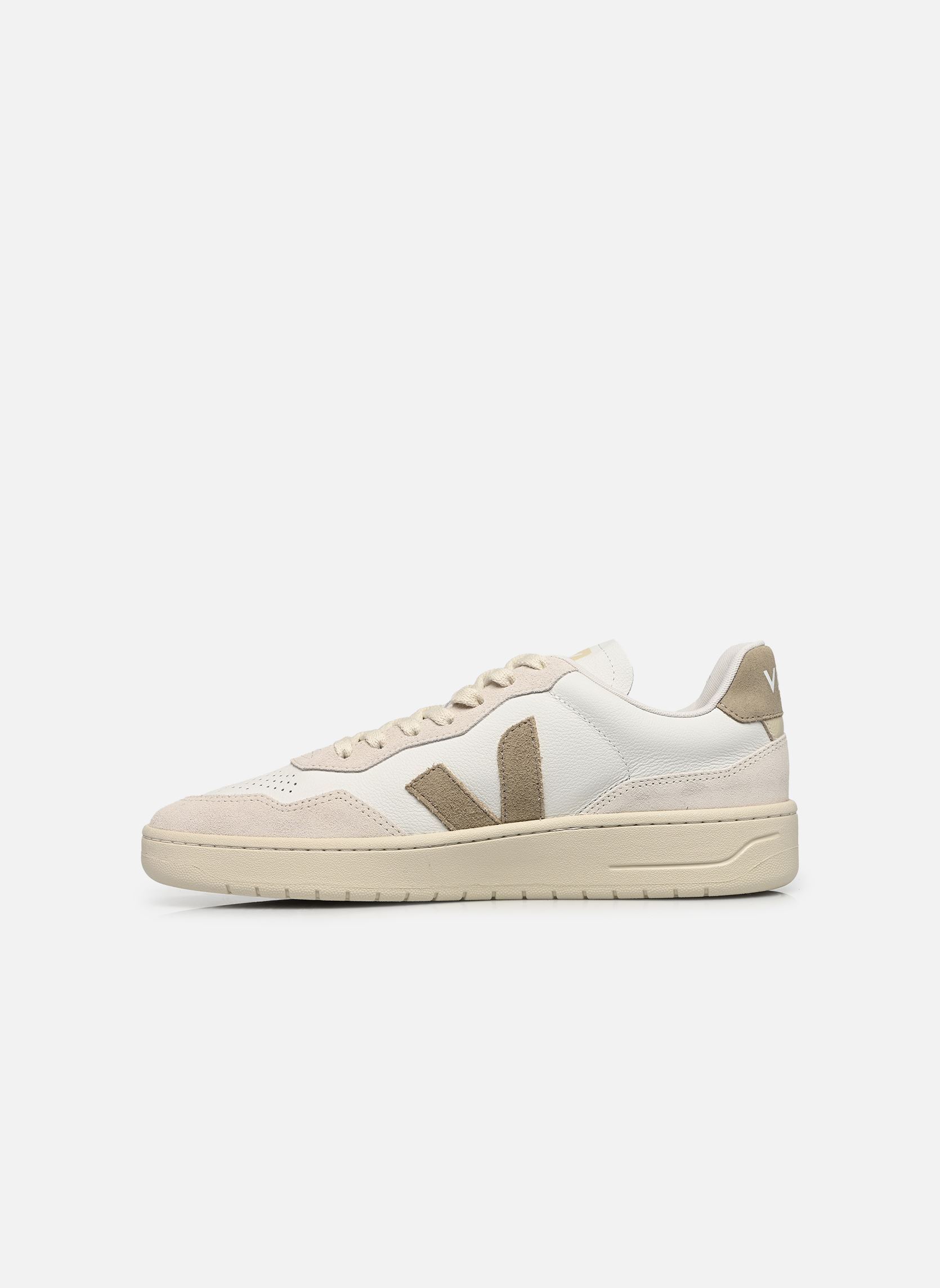 Baskets basses V-90 O.T. LEATHER homme blanc Veja Baskets basses V-90 O.T. LEATHER homme blanc WHITE_TAUPE