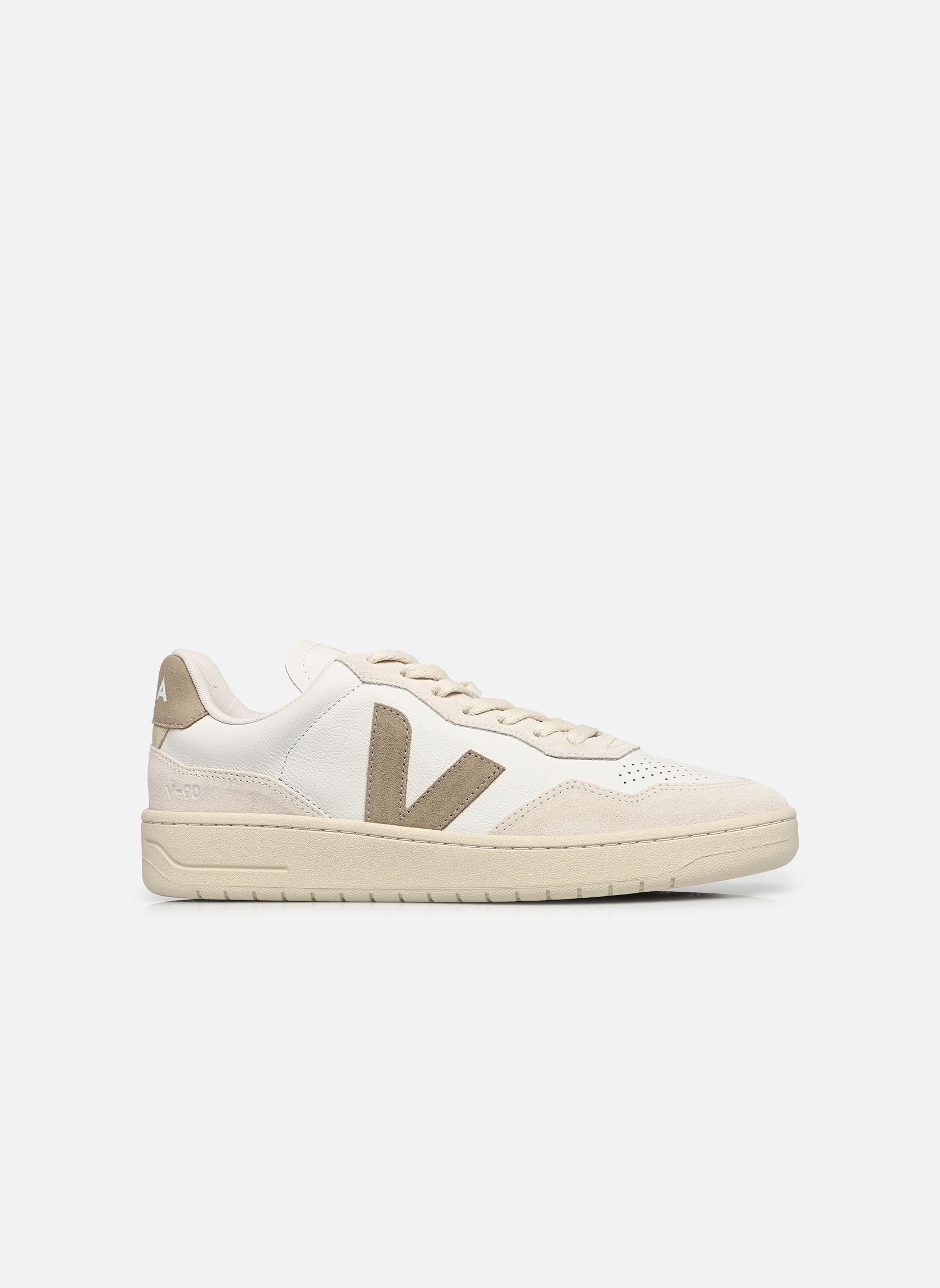 Baskets basses V-90 O.T. LEATHER homme blanc Veja Baskets basses V-90 O.T. LEATHER homme blanc WHITE_TAUPE