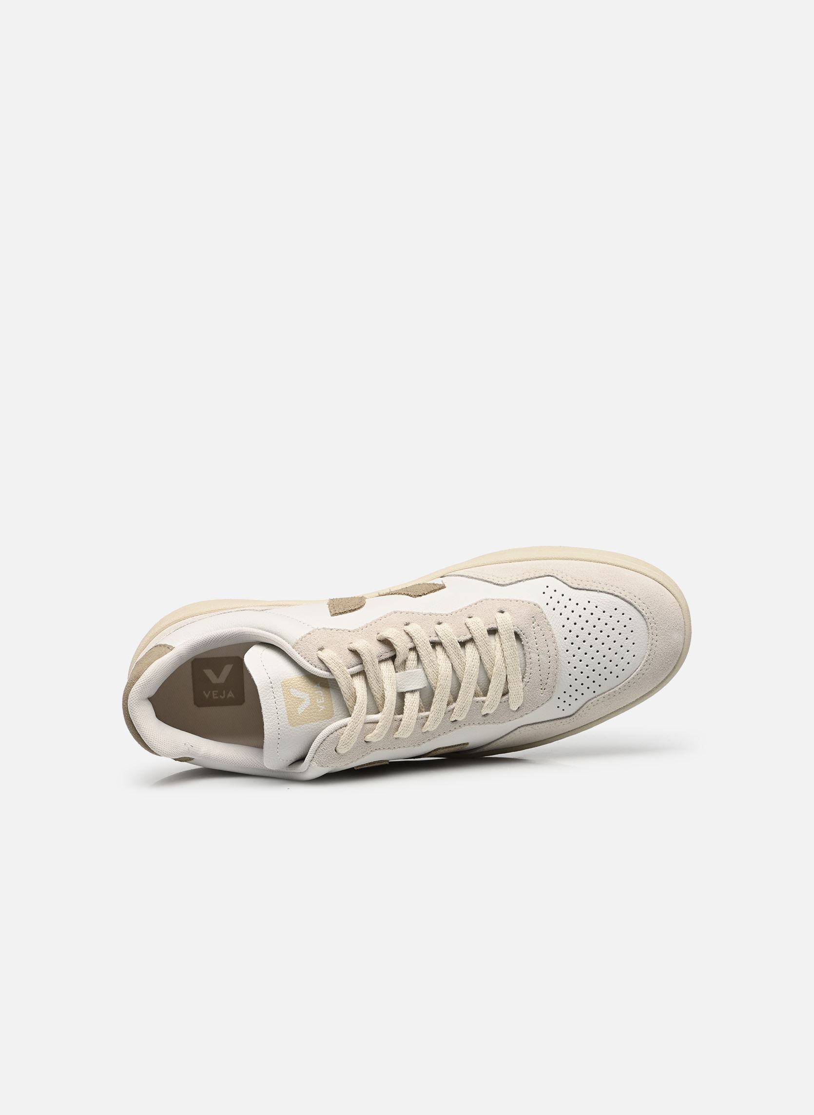 Baskets basses V-90 O.T. LEATHER homme blanc Veja Baskets basses V-90 O.T. LEATHER homme blanc WHITE_TAUPE