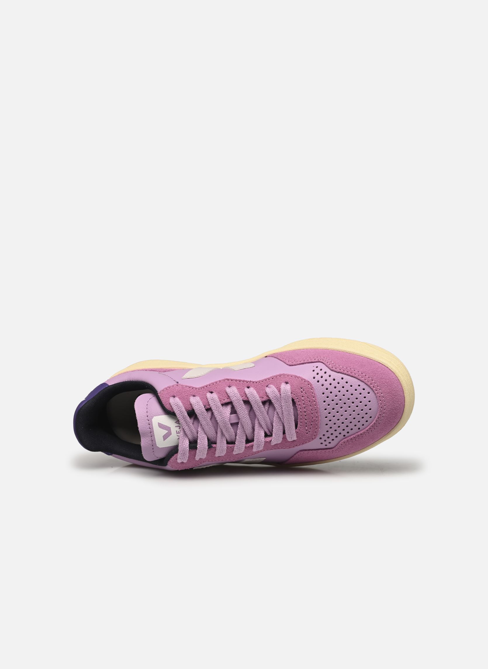 Baskets V-90 O.T. LEATHER femme violet Veja Baskets V-90 O.T. LEATHER femme violet ORCHID_WHITE