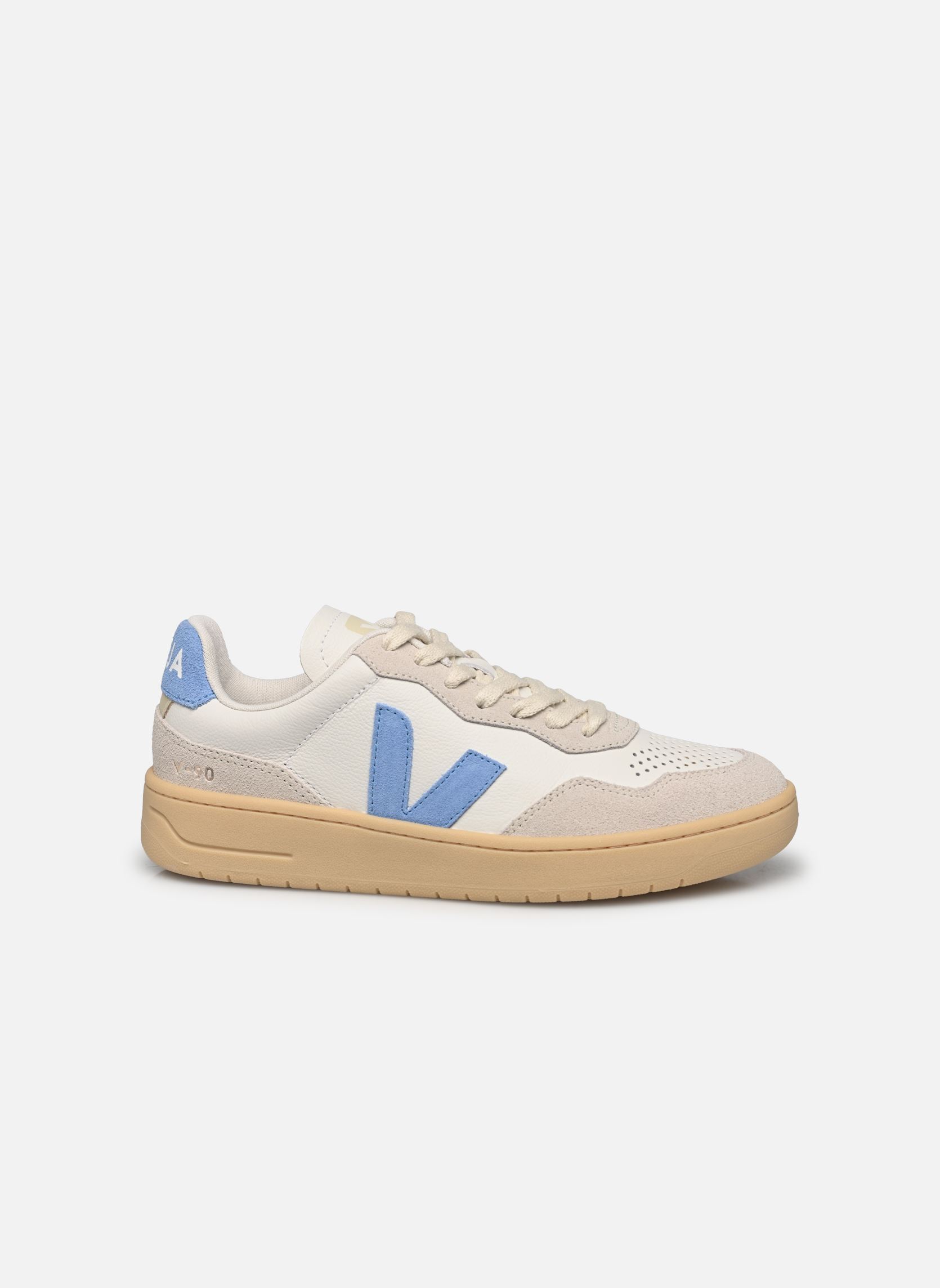 Sneaker V-90 O.T. LEATHER damen weiß Veja Sneaker V-90 O.T. LEATHER damen weiß EXTRA-WHITE_AQUA_NATURAL