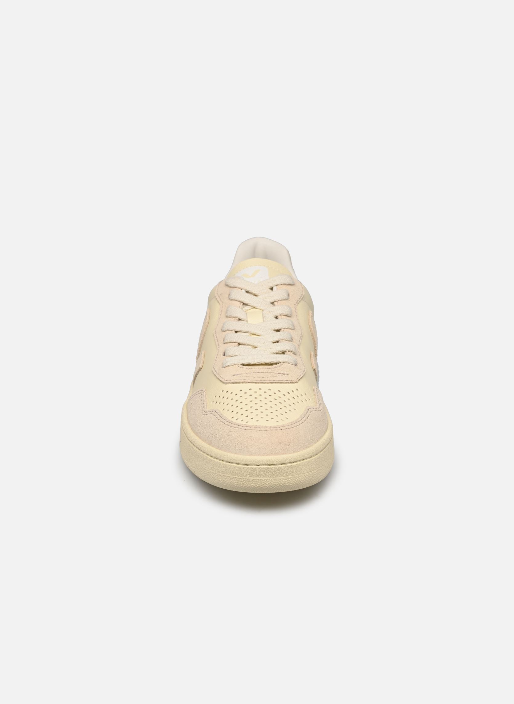 Baskets V-90 O.T. LEATHER femme beige Veja Baskets V-90 O.T. LEATHER femme beige CASHEW_OAT