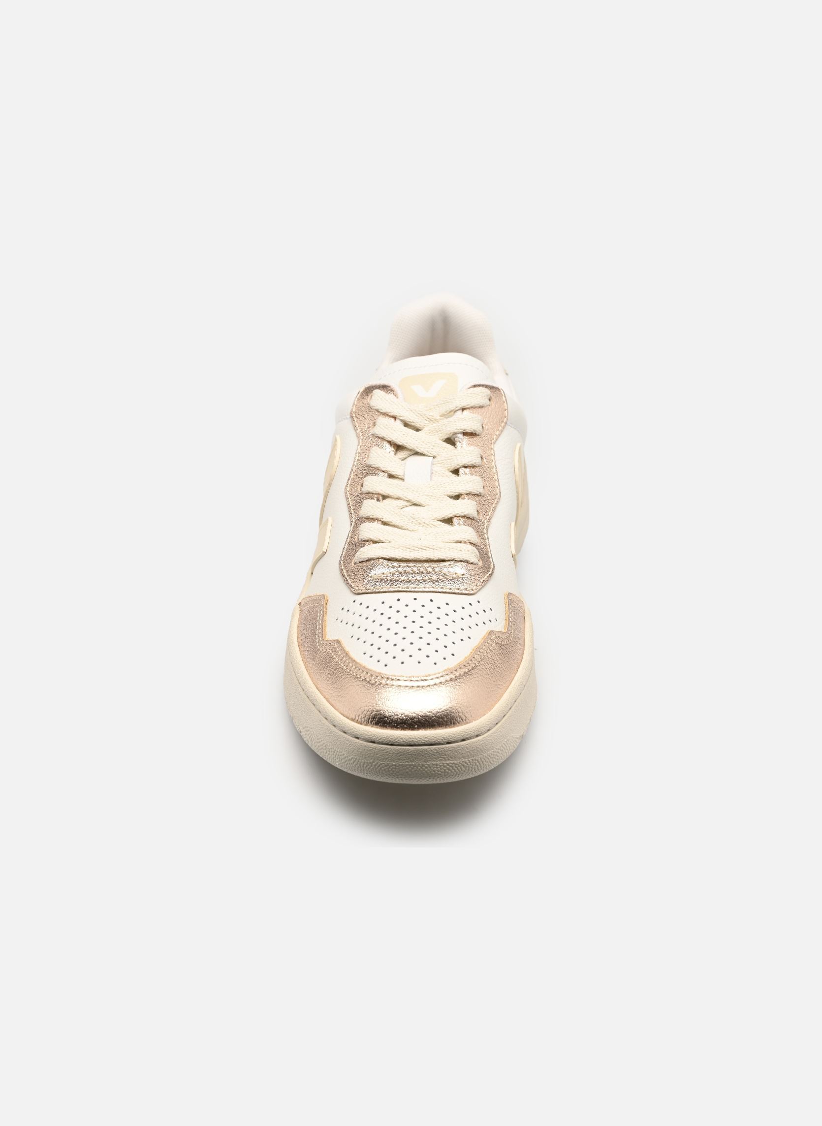 Baskets V-90 O.T. LEATHER femme blanc Veja Baskets V-90 O.T. LEATHER femme blanc WHITE_CALCAIRE_PLATINE