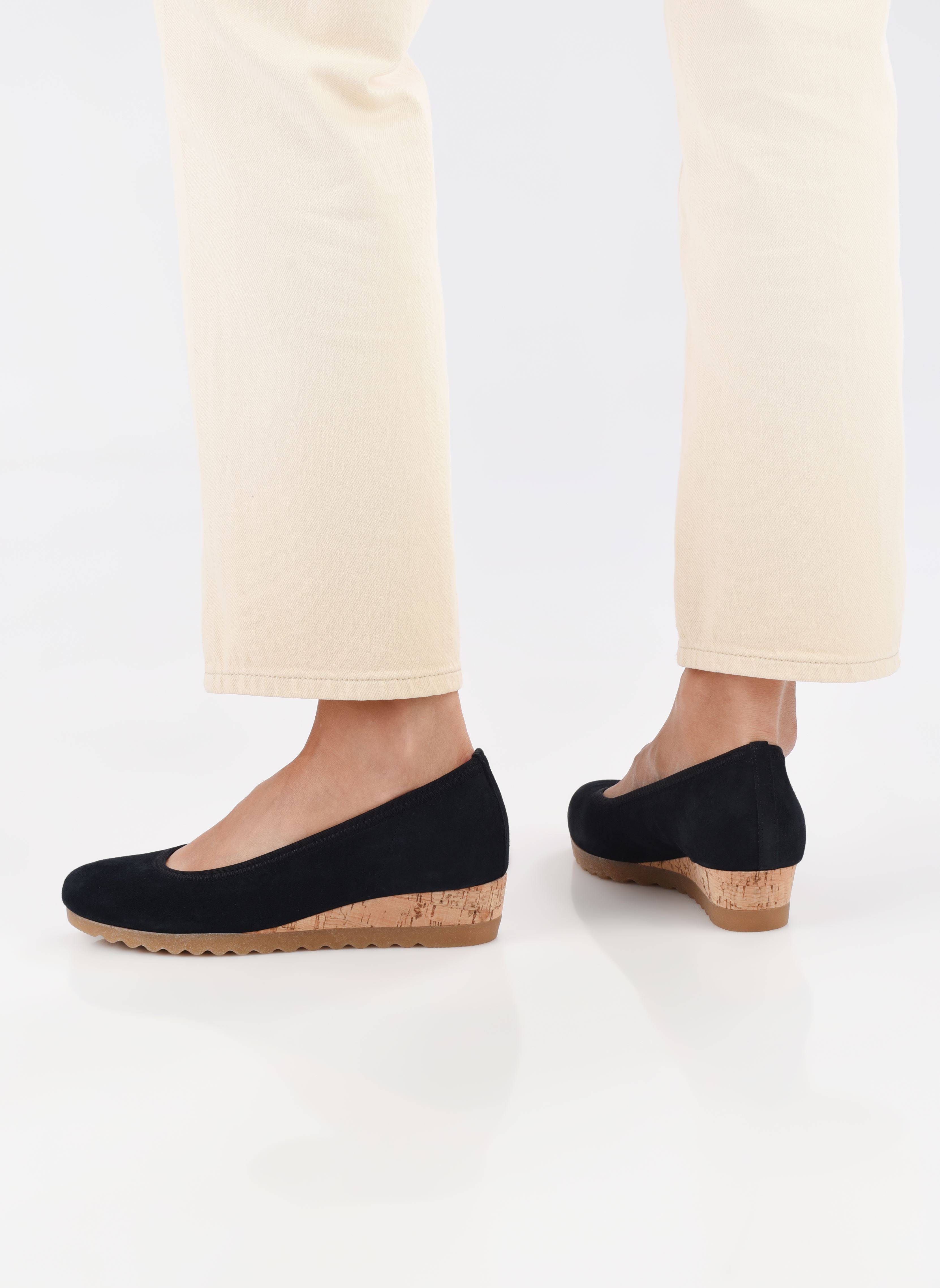 Klassische Ballerinas 42.641 damen blau Gabor Klassische Ballerinas 42.641 damen blau DARK BLUE