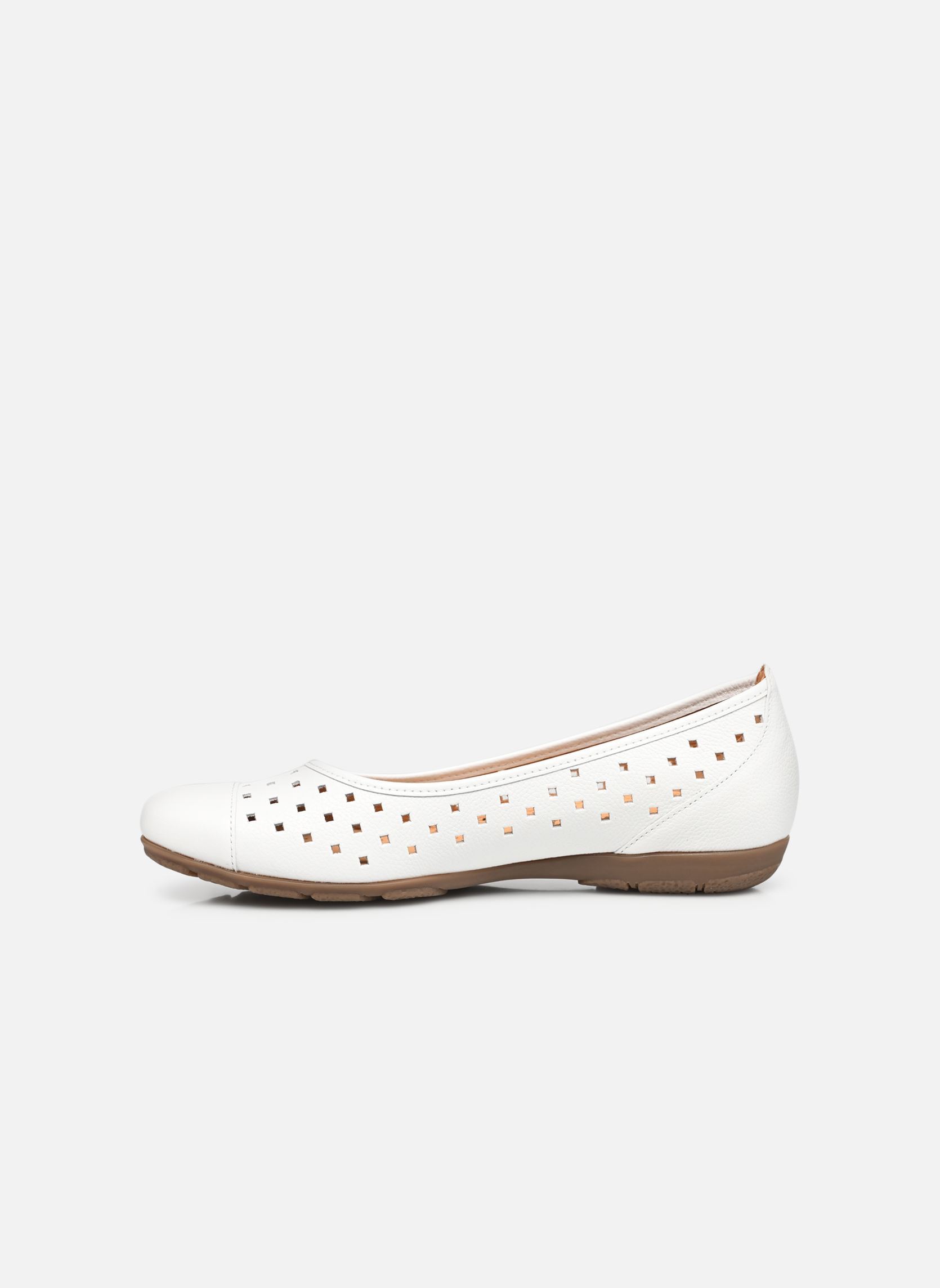 Ballerines classiques 44.169 femme blanc Gabor Ballerines classiques 44.169 femme blanc WEISS (BLANC)