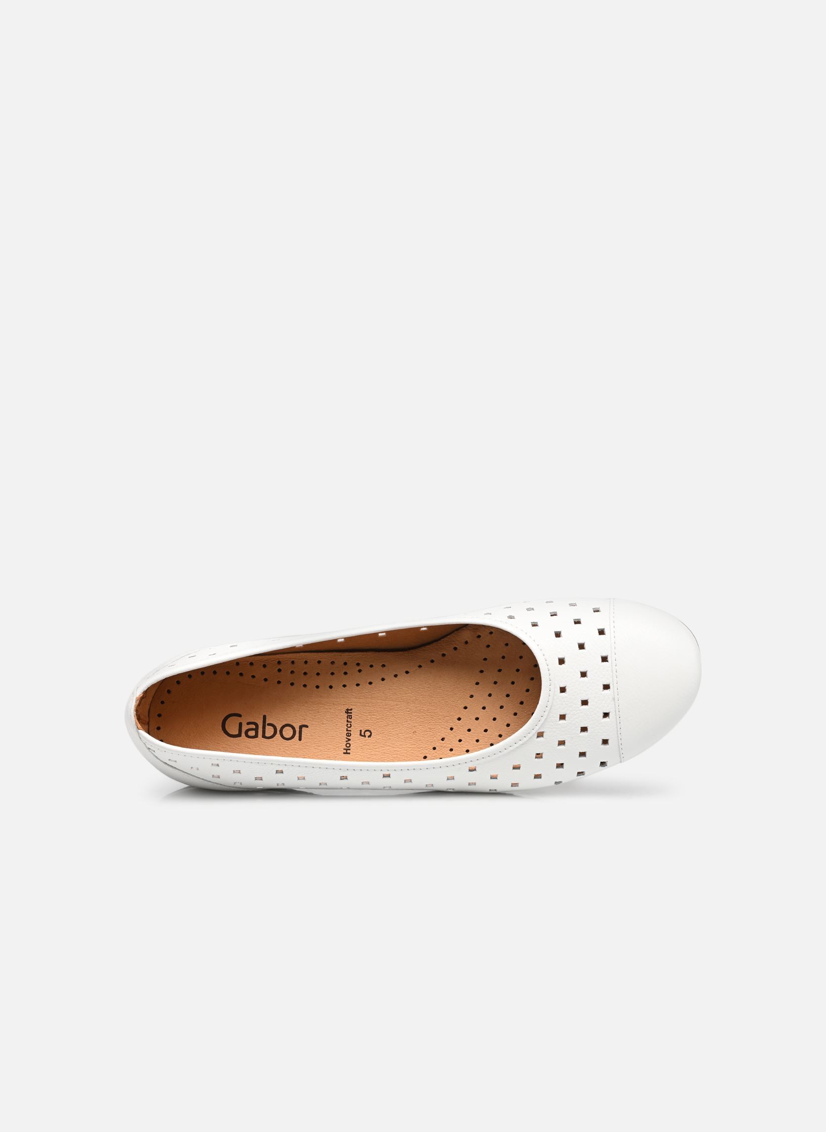 Ballerines classiques 44.169 femme blanc Gabor Ballerines classiques 44.169 femme blanc WEISS (BLANC)