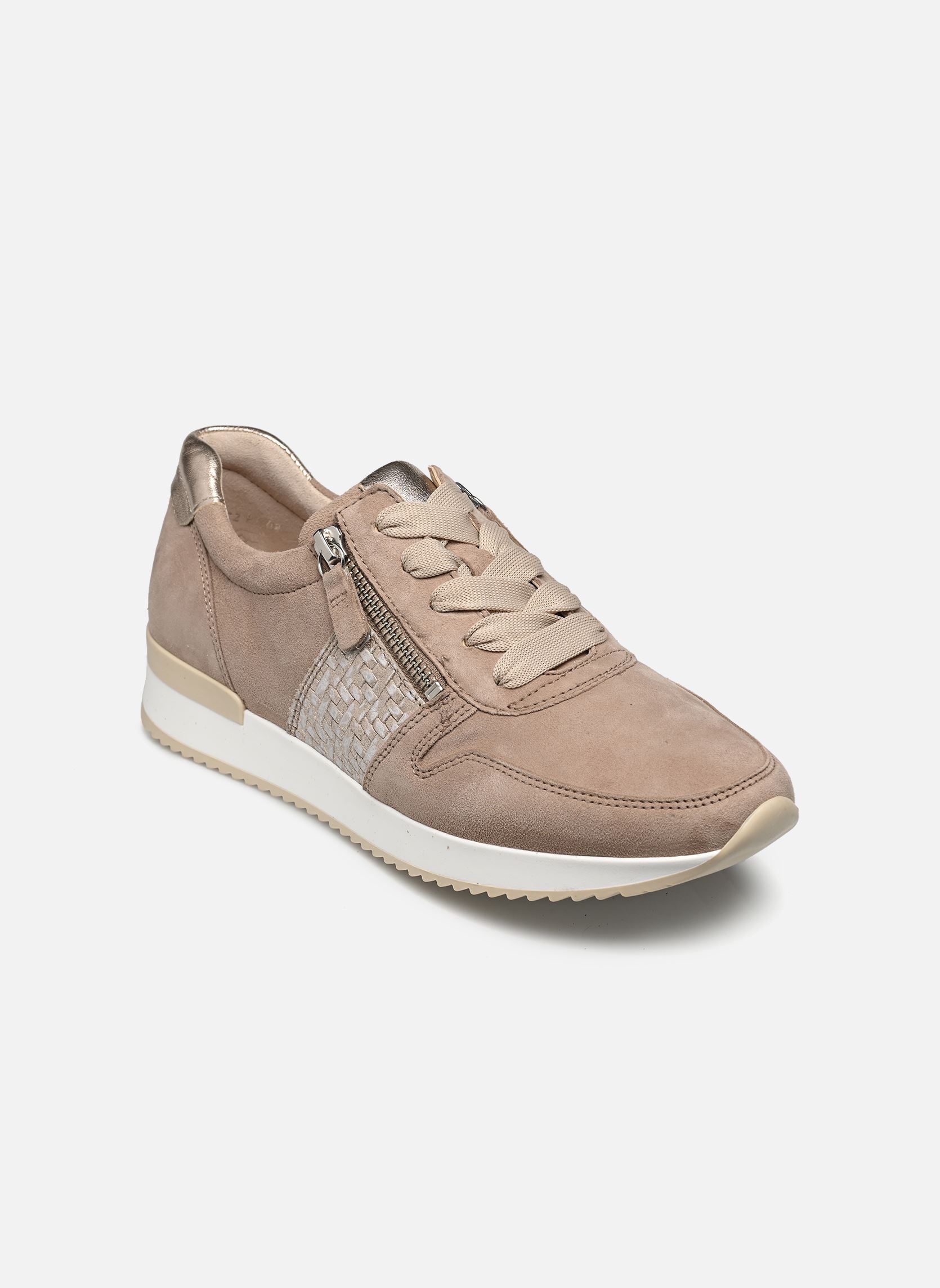 Baskets basses 43.420 femme beige Gabor Baskets basses 43.420 femme beige RABBIT/PUDER