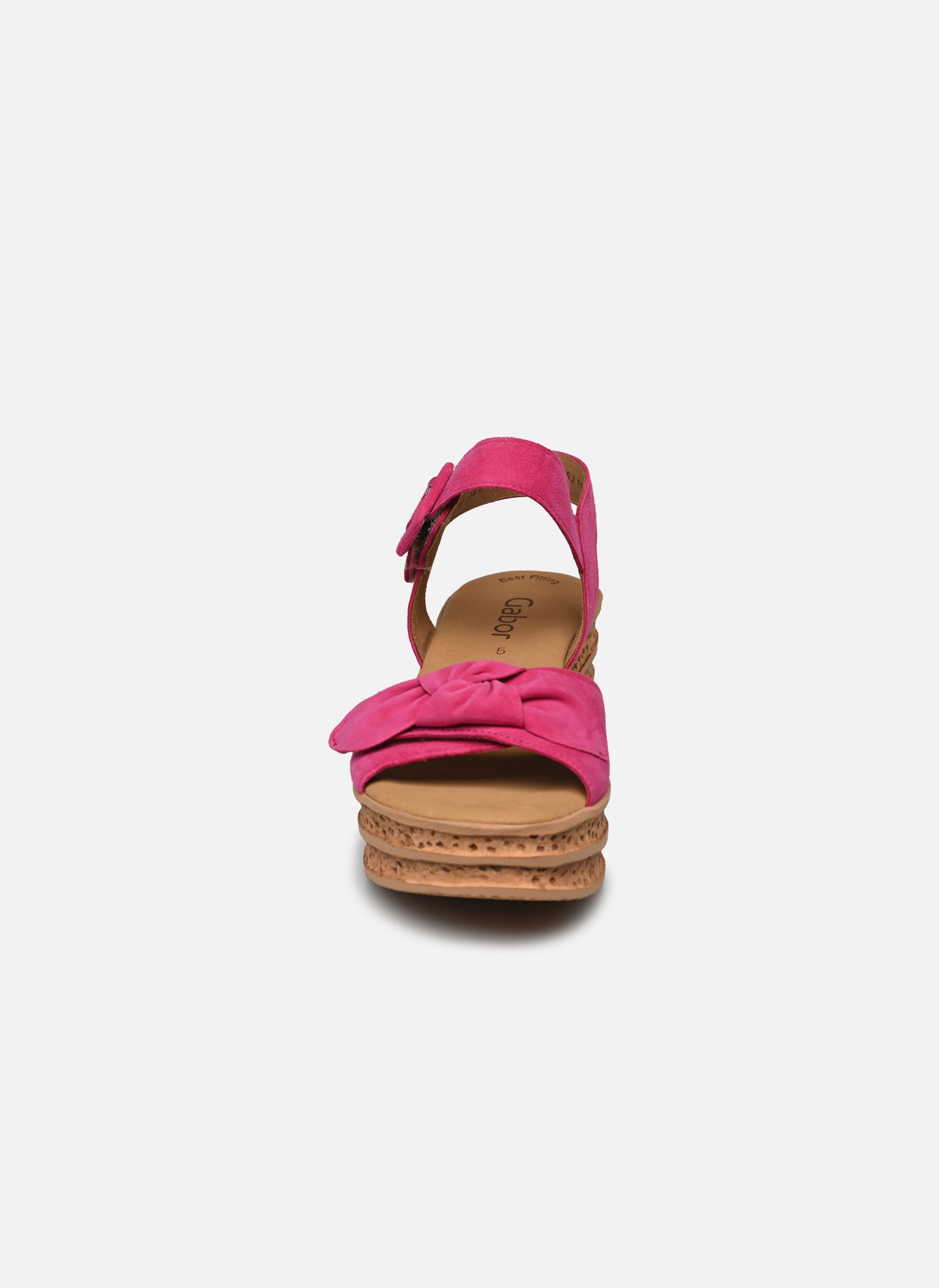 Sandalias y plataformas de cuña 44.653 mujer rosa Gabor Sandalias y plataformas de cuña 44.653 mujer rosa PINK