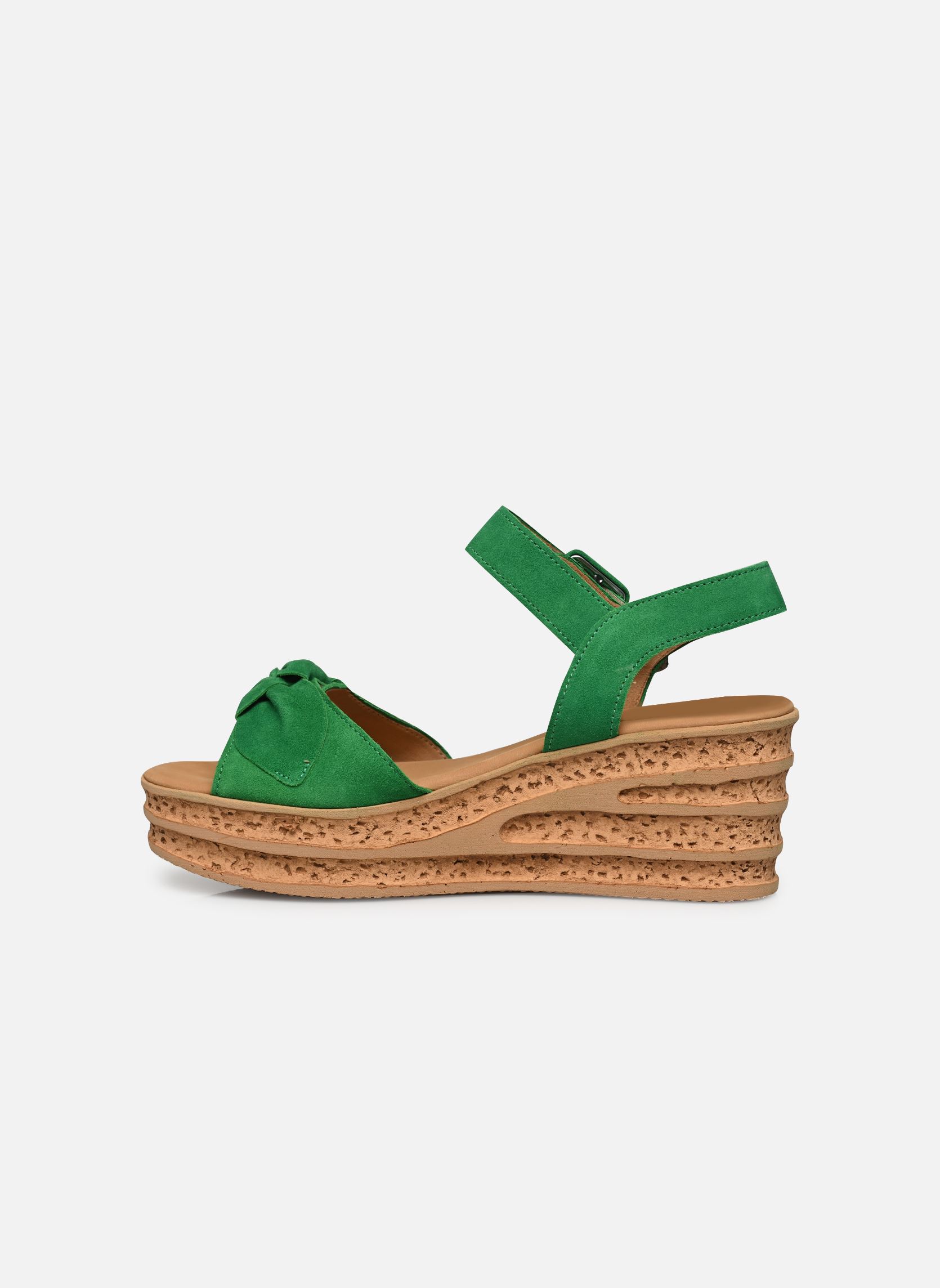 Sandales compensées et plateformes 44.653 femme vert Gabor Sandales compensées et plateformes 44.653 femme vert VERDE