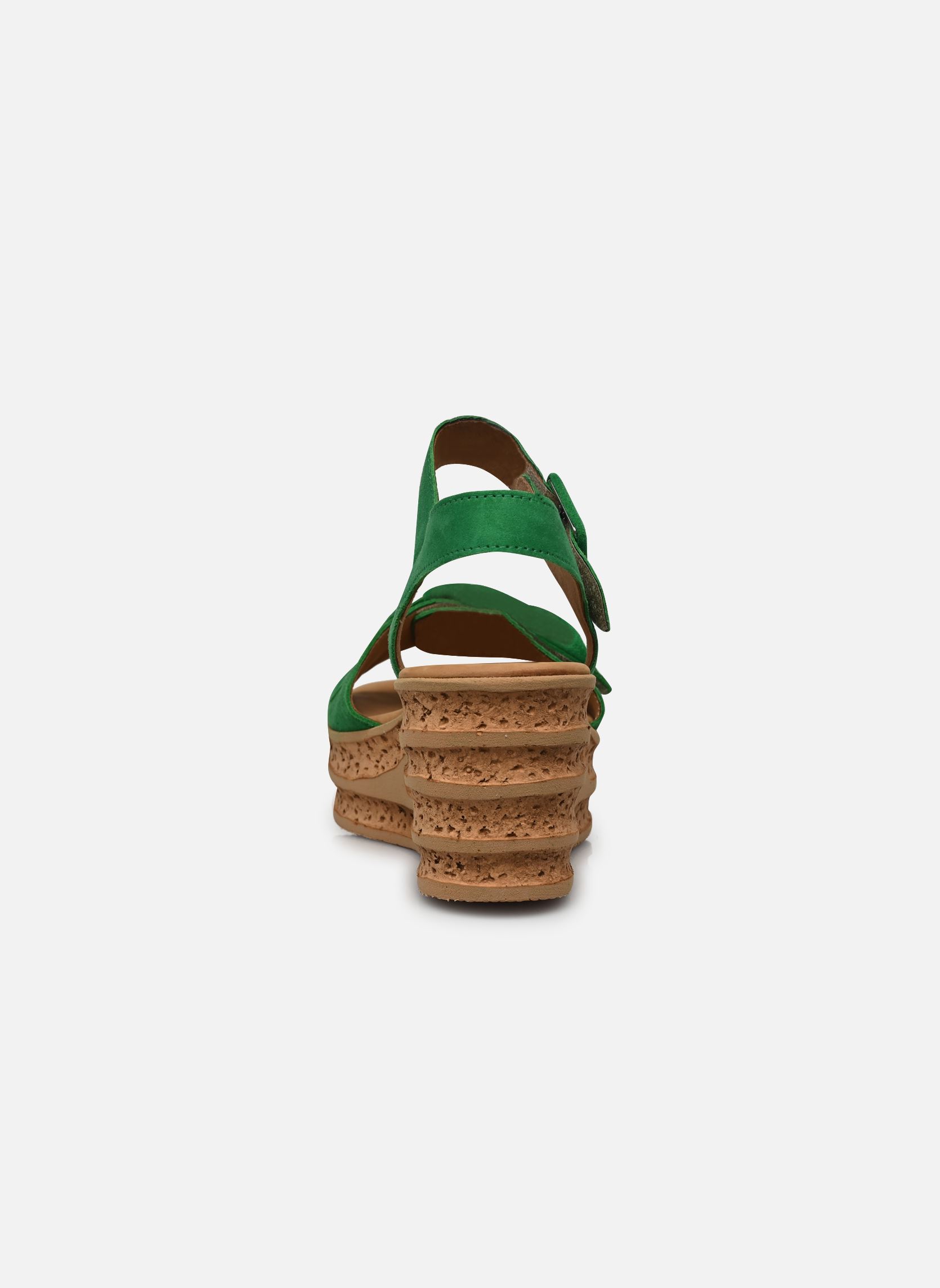 Gabor 43-734 Verde - Scarpe Sandali con zeppa Donna 123,00