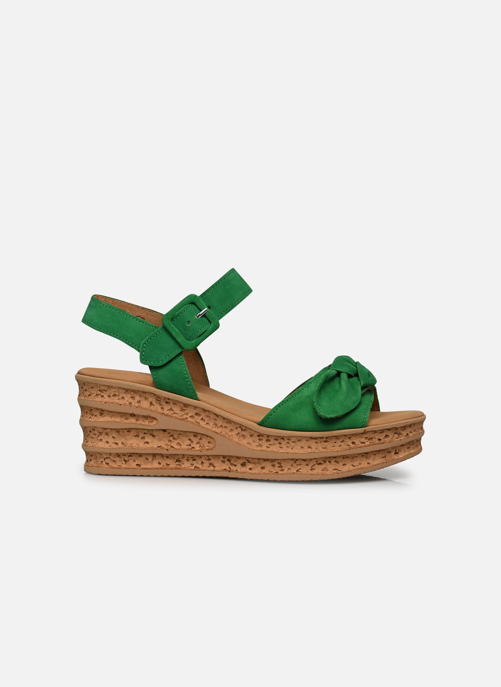 Sandales compensées et plateformes 44.653 femme vert Gabor Sandales compensées et plateformes 44.653 femme vert VERDE