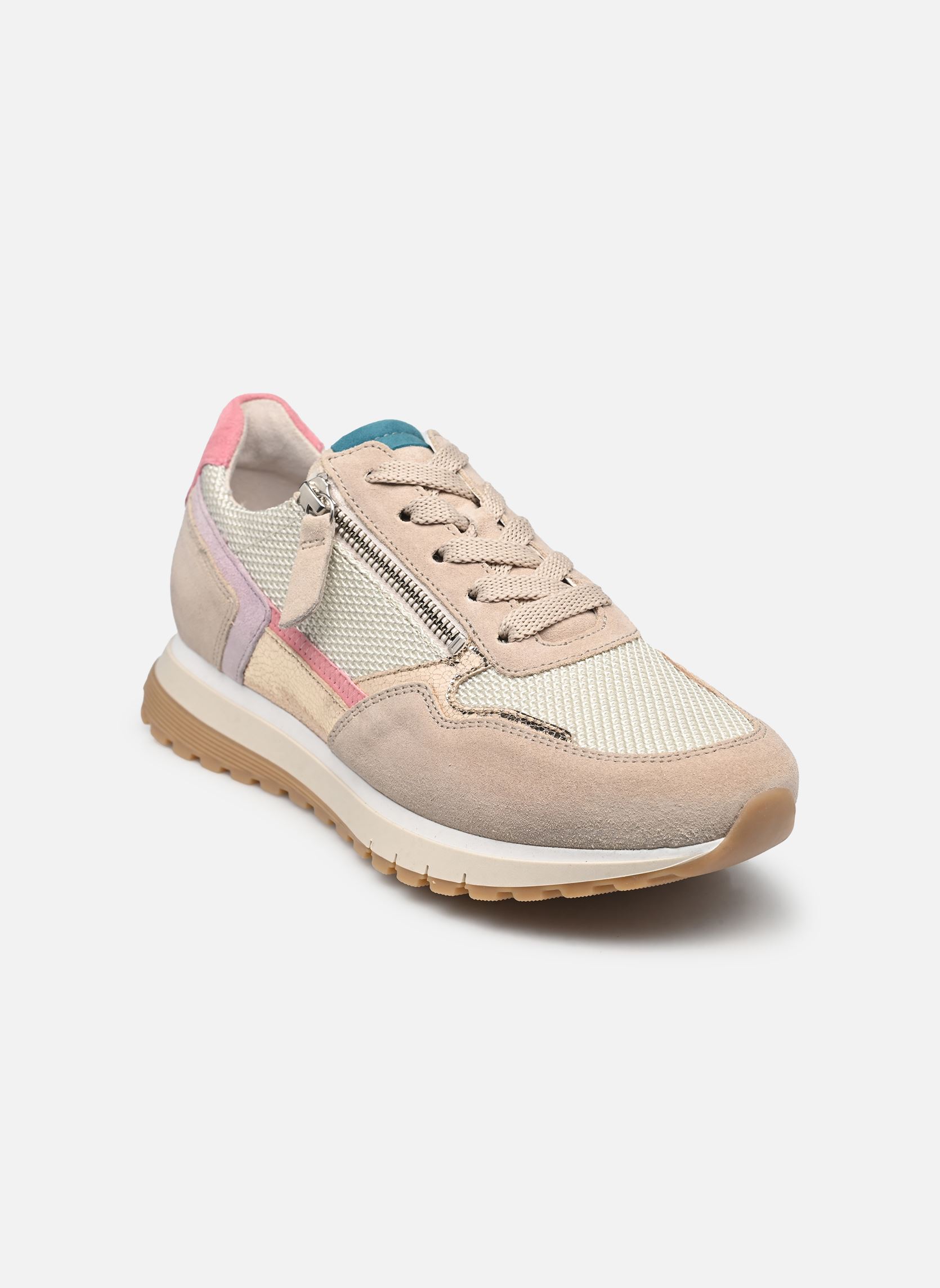 Niedrige Sneaker 46.378 damen mehrfarbig Gabor Niedrige Sneaker 46.378 damen mehrfarbig ARGENT/OASIS/PINK