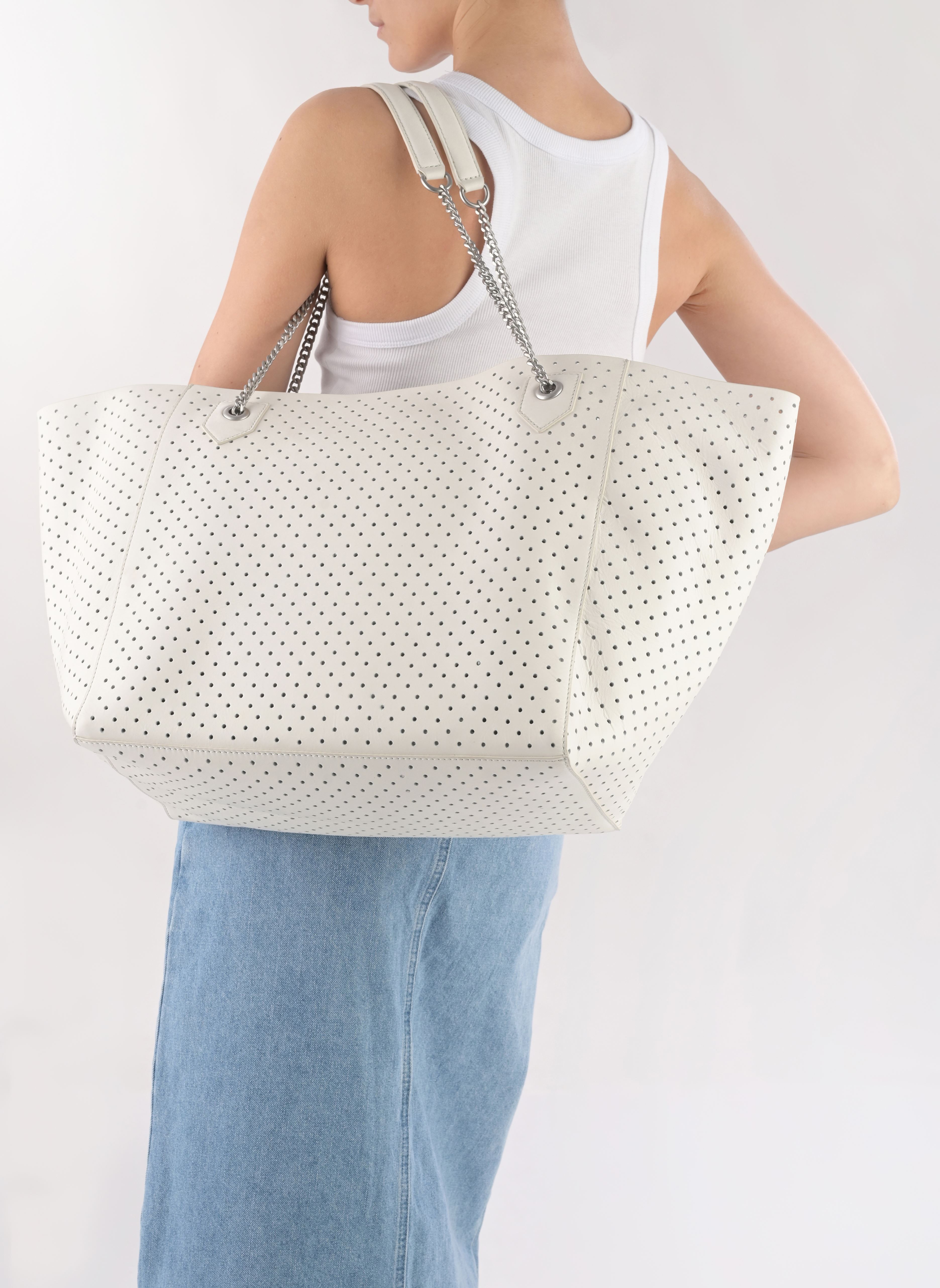 Shopper CABAS XL damen weiß IKKS Women Shopper CABAS XL damen weiß BLANC