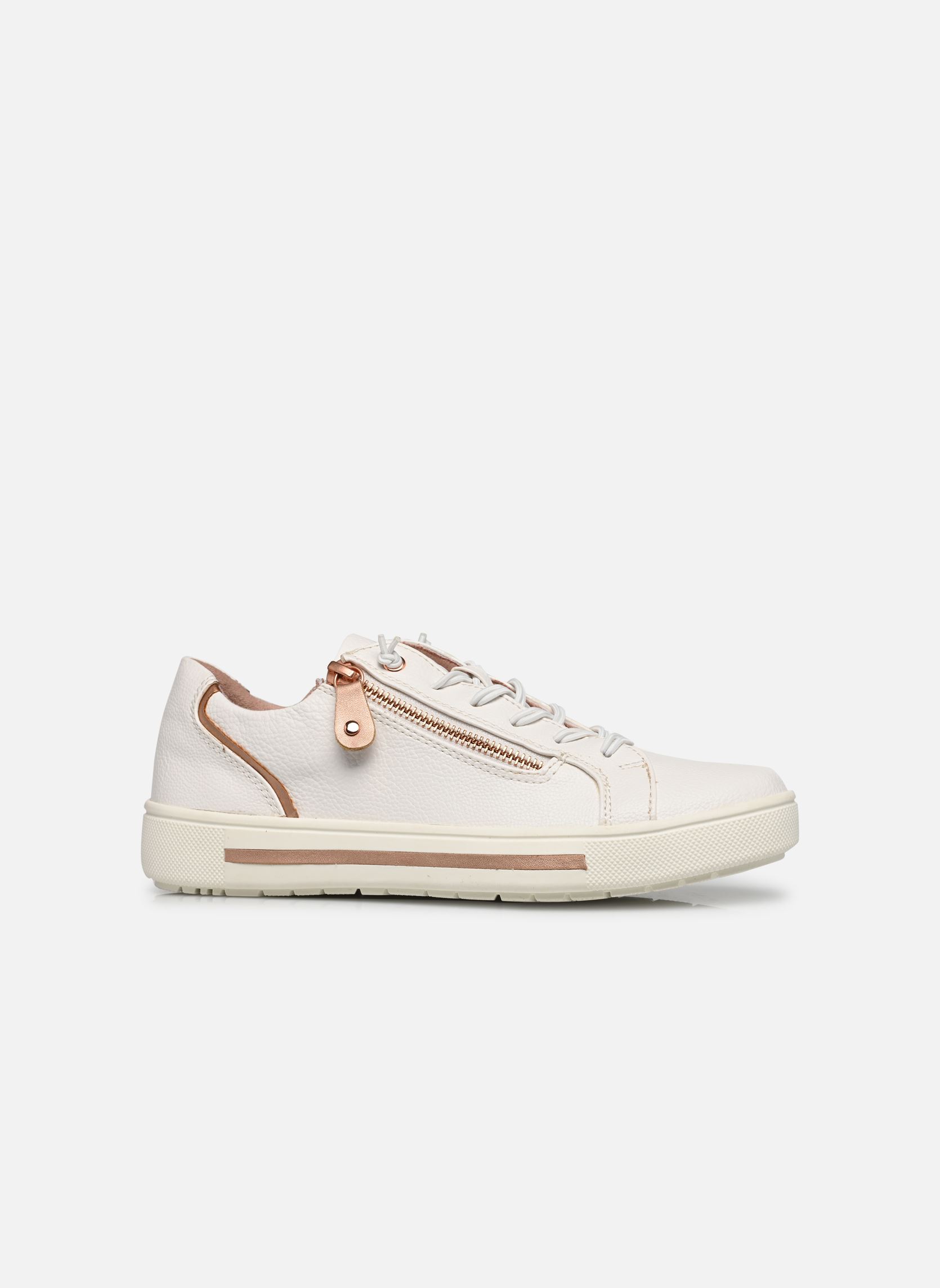Niedrige Sneaker 23660-42 damen weiß Jana shoes Niedrige Sneaker 23660-42 damen weiß WHITE/ROSEGOLD