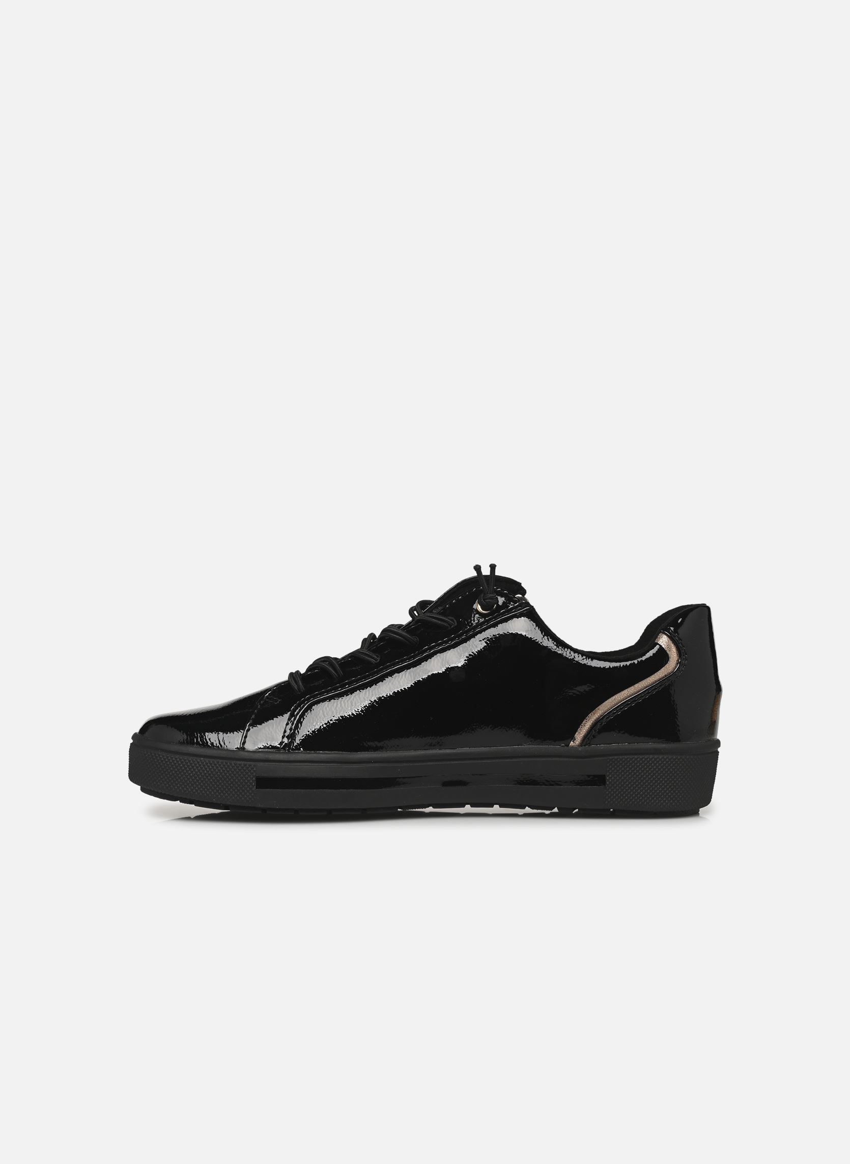Sneakers basse 23660-42 donna nero Jana shoes Sneakers basse 23660-42 donna nero BLACK PAT/GOLD