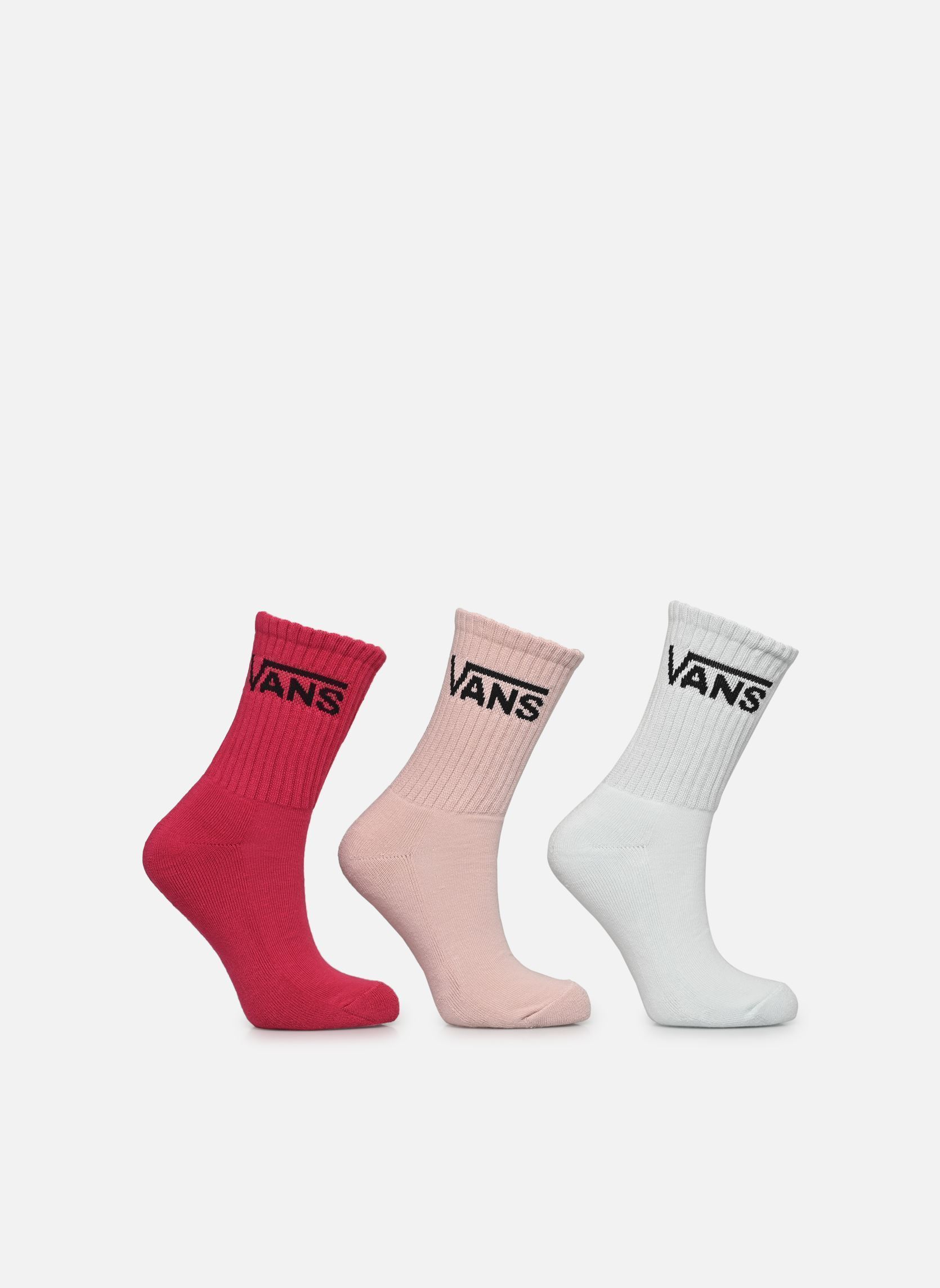 Chaussettes et collants Vans WM Classic Crew Wmns 6.5 10 3PK pour Accessoires - vue 4