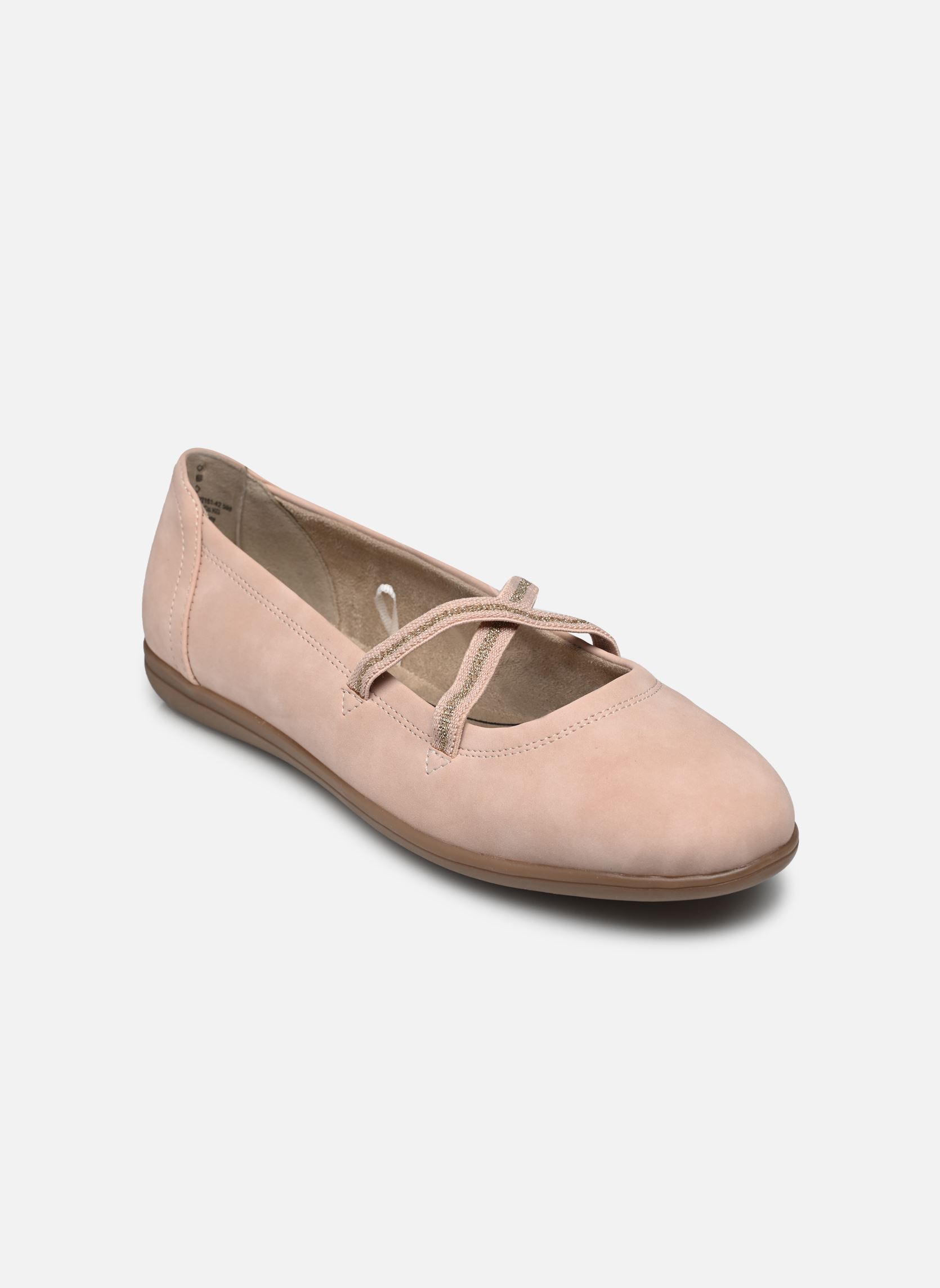 Klassieke ballerina's 22161-42 dames roze Jana shoes Klassieke ballerina's 22161-42 dames roze OLD ROSE