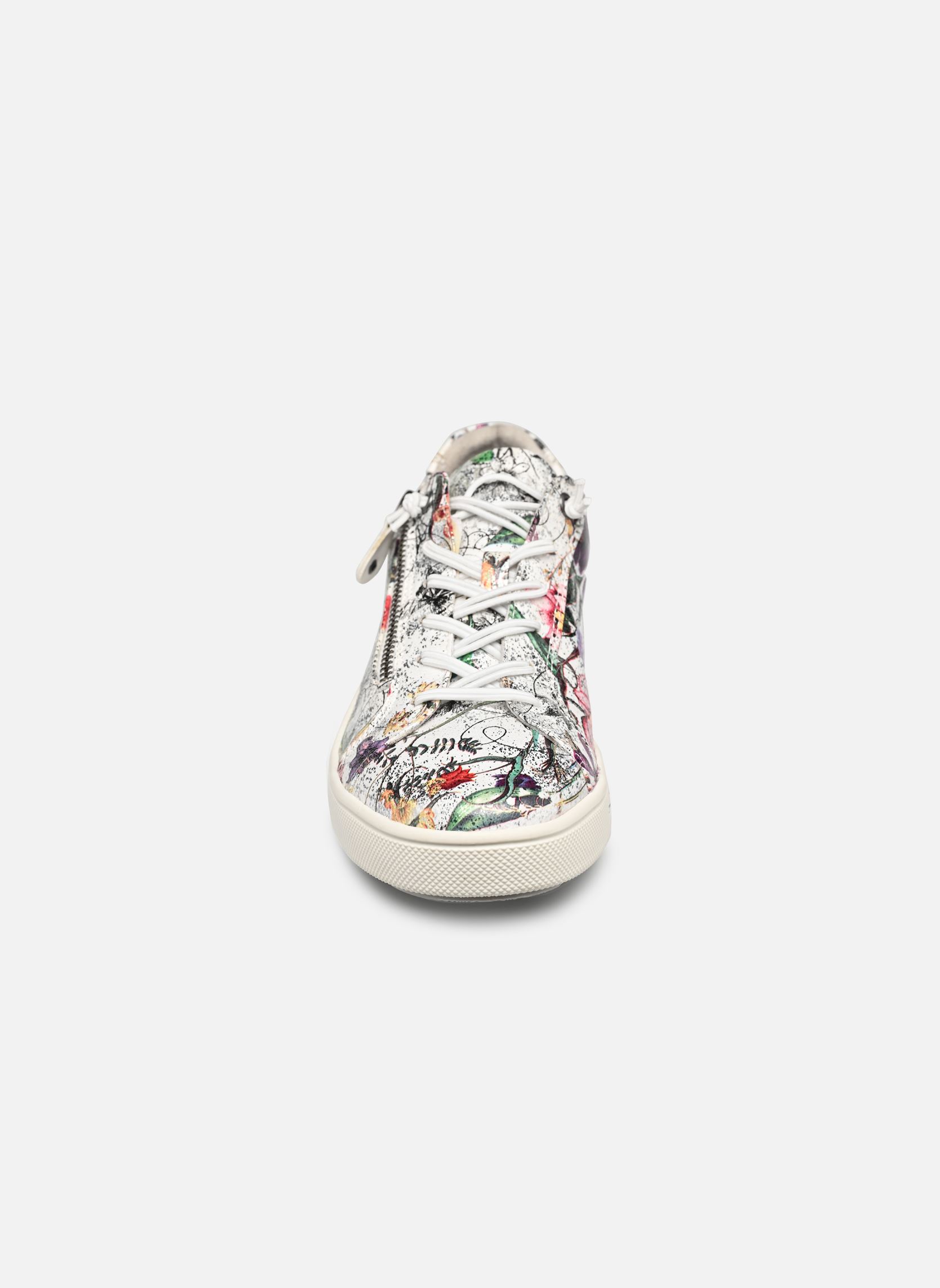 Niedrige Sneaker 23661-42 damen weiß Jana shoes Niedrige Sneaker 23661-42 damen weiß White/flower