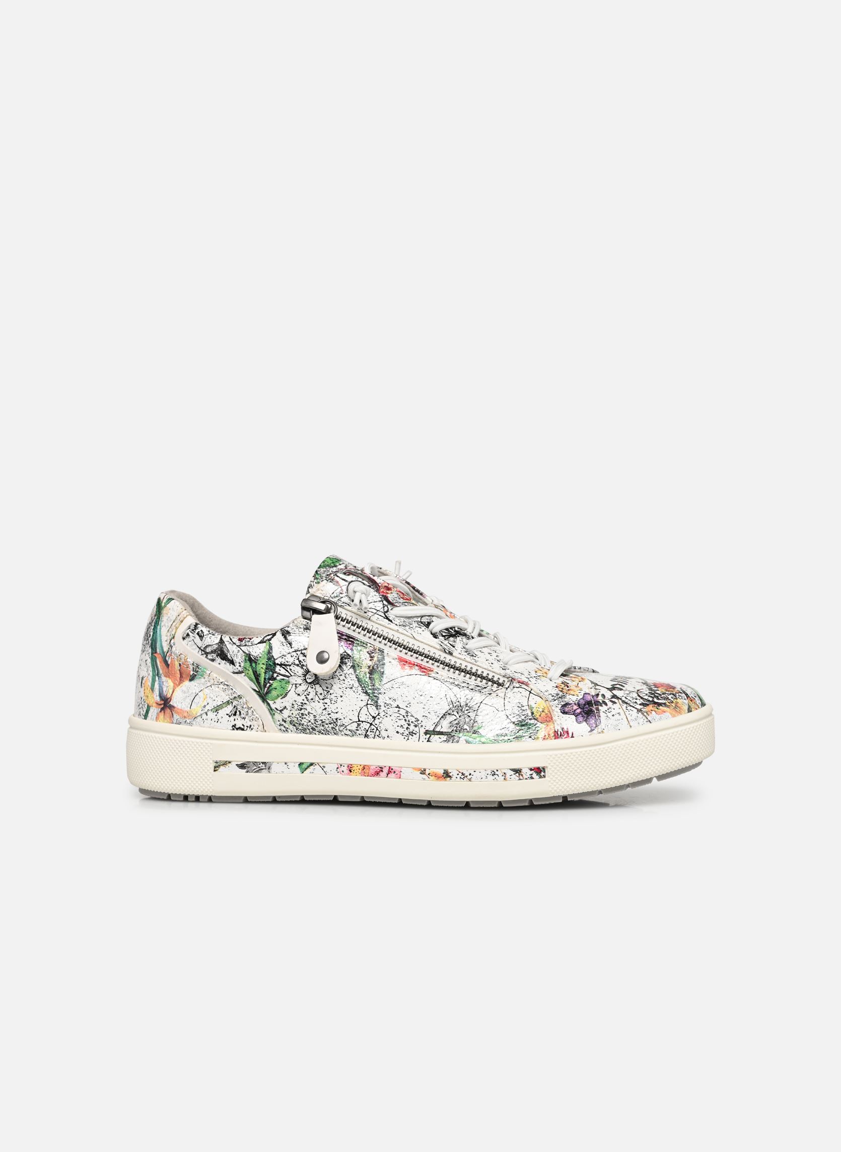 Niedrige Sneaker 23661-42 damen weiß Jana shoes Niedrige Sneaker 23661-42 damen weiß White/flower