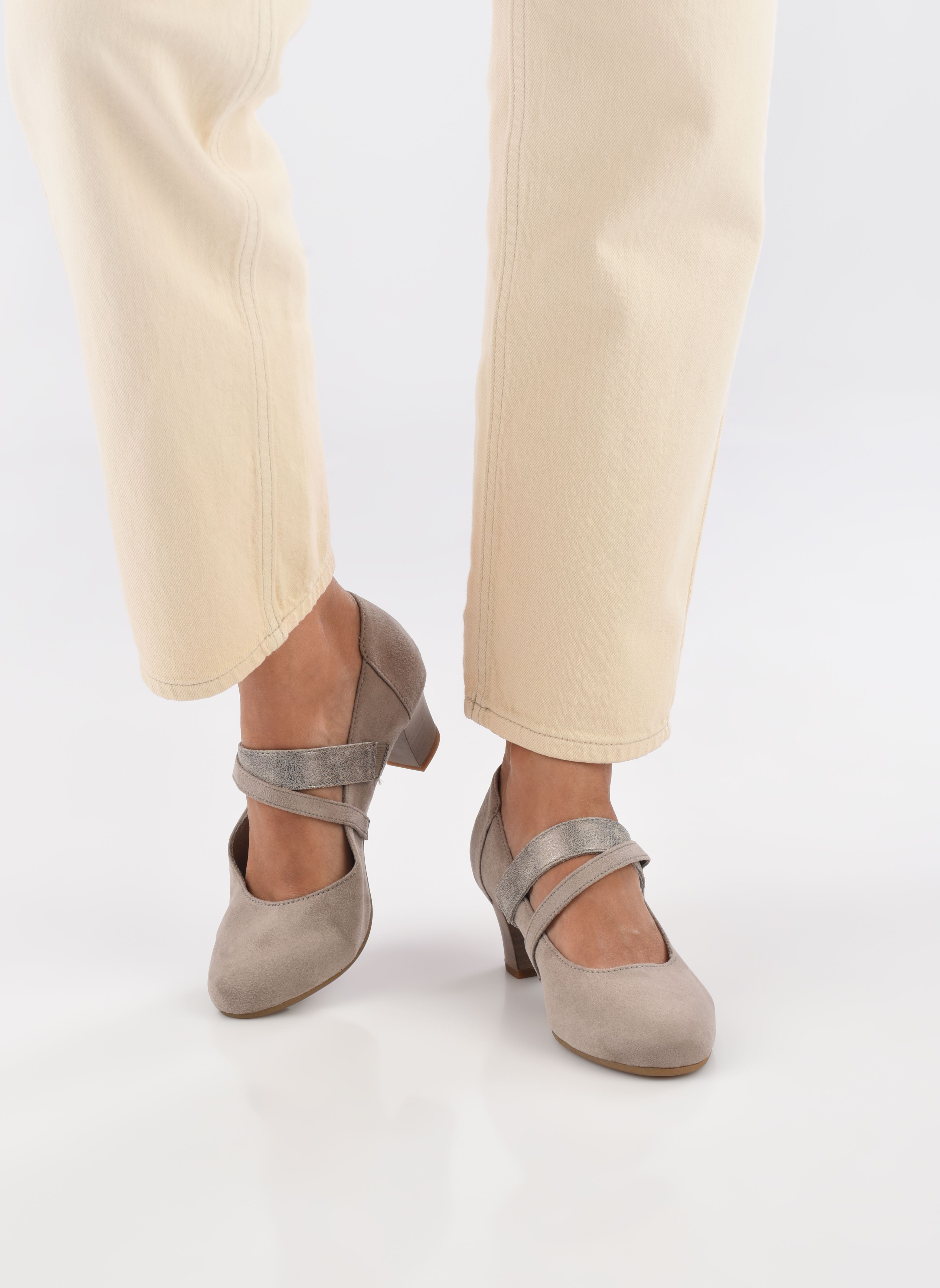 Pumps mit Riemchen 24464-42 damen grau Jana shoes Pumps mit Riemchen 24464-42 damen grau STONE
