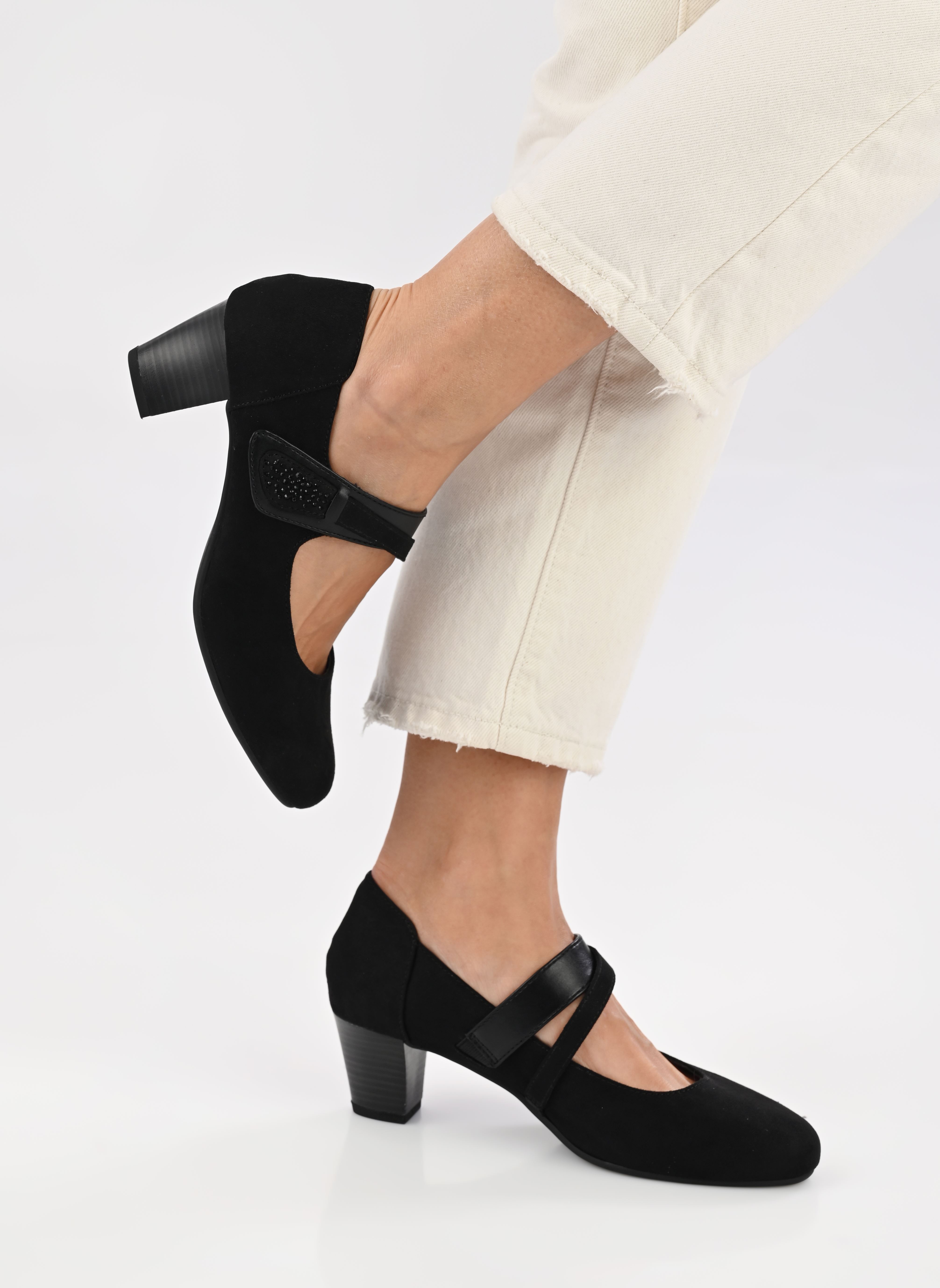 Pumps mit Riemchen 24464-42 damen schwarz Jana shoes Pumps mit Riemchen 24464-42 damen schwarz BLACK