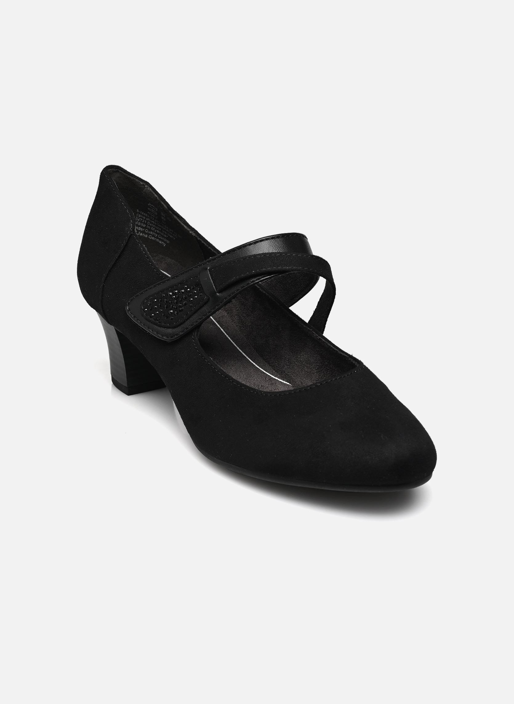 Pumps mit Riemchen 24464-42 damen schwarz Jana shoes Pumps mit Riemchen 24464-42 damen schwarz BLACK
