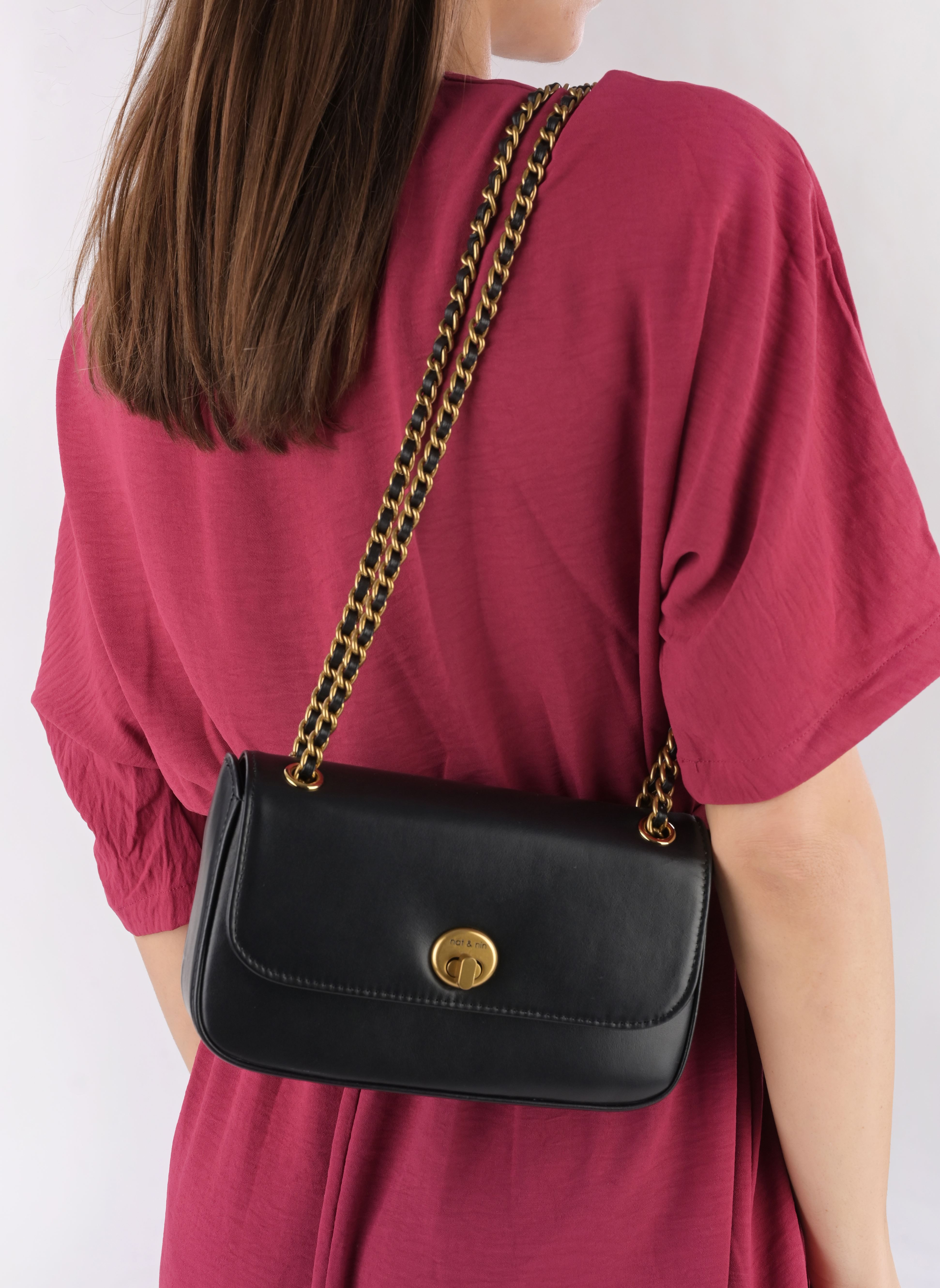 Sacs bandoulière MINI GRACE femme noir Nat & Nin Sacs bandoulière MINI GRACE femme noir NOIR