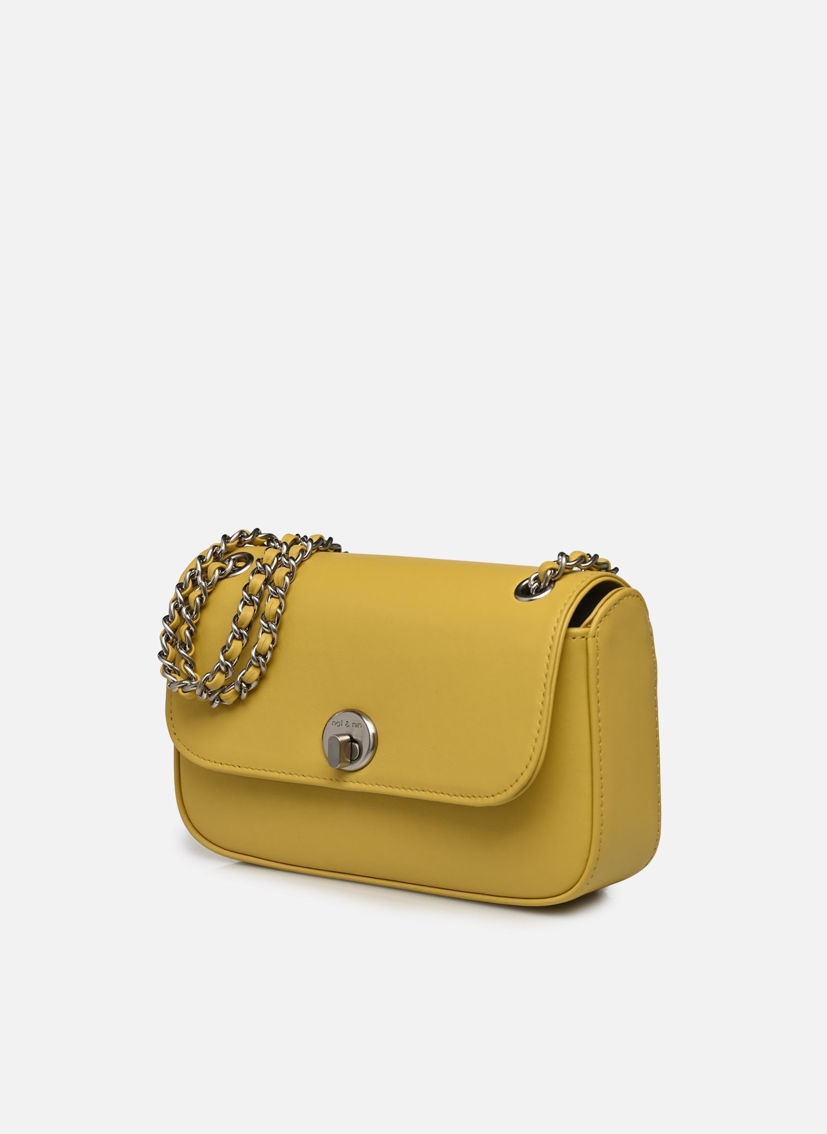 Sacs bandoulière MINI GRACE femme jaune Nat & Nin Sacs bandoulière MINI GRACE femme jaune JAUNE SOLEIL