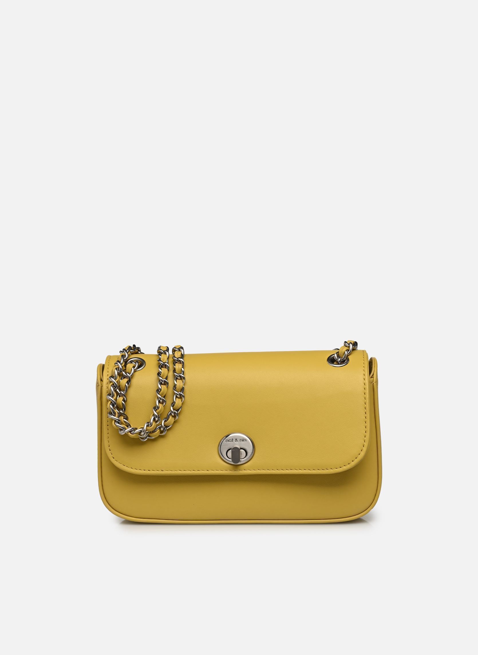 Sacs bandoulière MINI GRACE femme jaune Nat & Nin Sacs bandoulière MINI GRACE femme jaune JAUNE SOLEIL