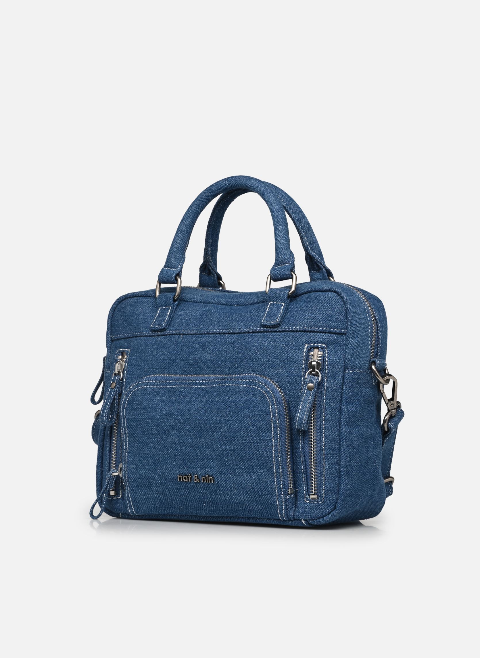 Sacs bandoulière MINI MACY DENIM femme bleu Nat & Nin Sacs bandoulière MINI MACY DENIM femme bleu DENIM BLUE