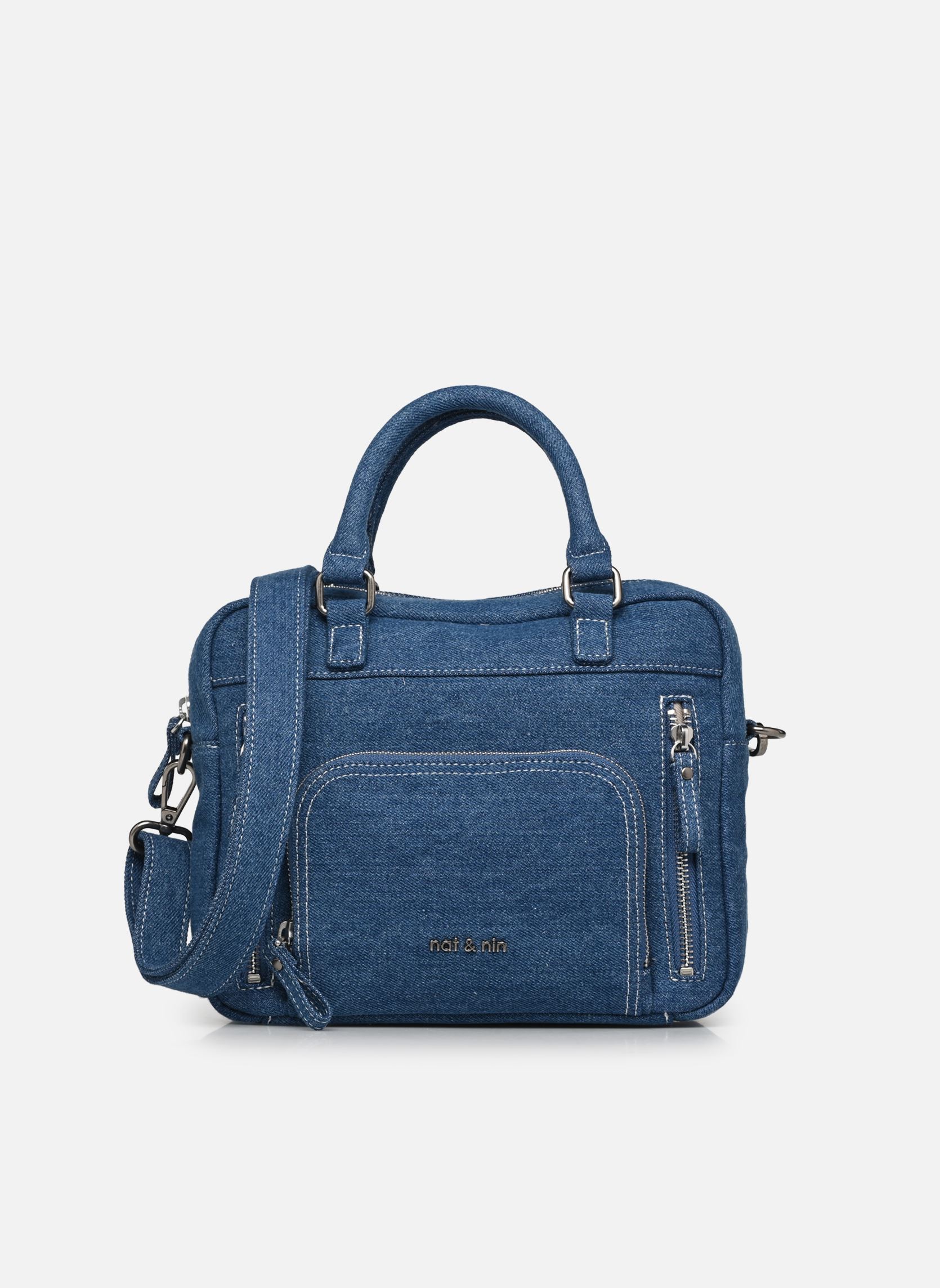 Sacs bandoulière MINI MACY DENIM femme bleu Nat & Nin Sacs bandoulière MINI MACY DENIM femme bleu DENIM BLUE